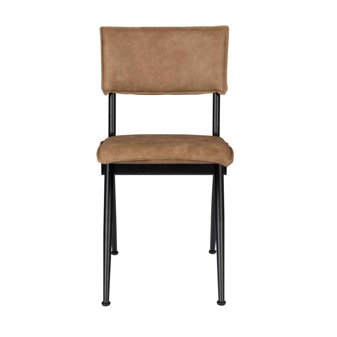 WILLOW chair eco leather brown, Dutchbone, Eye on Design