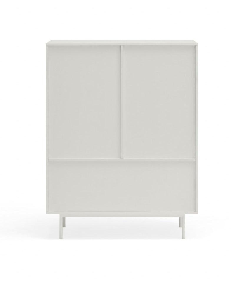 SIERRA high chest of drawers white