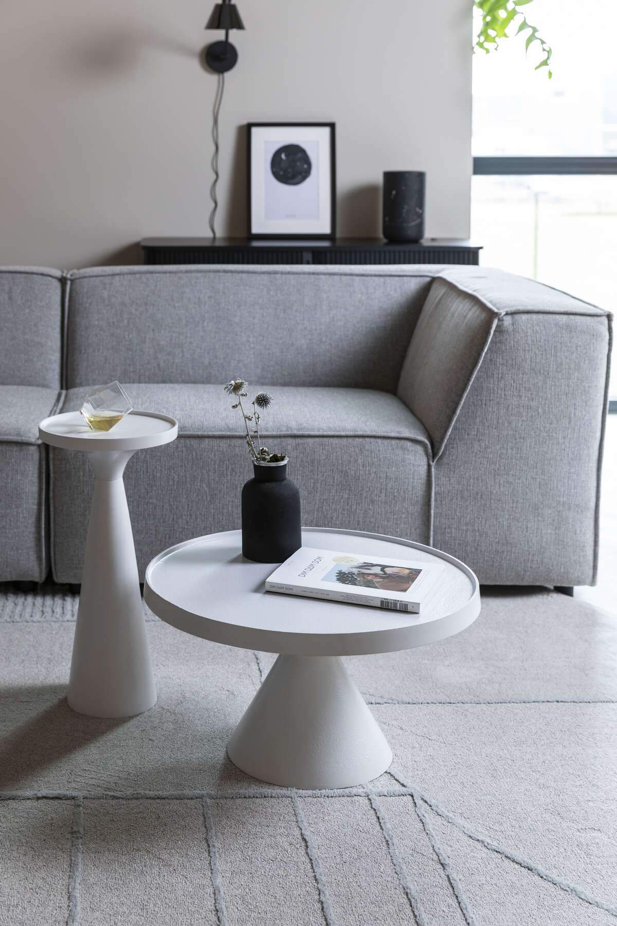Low coffee table FLOSS white