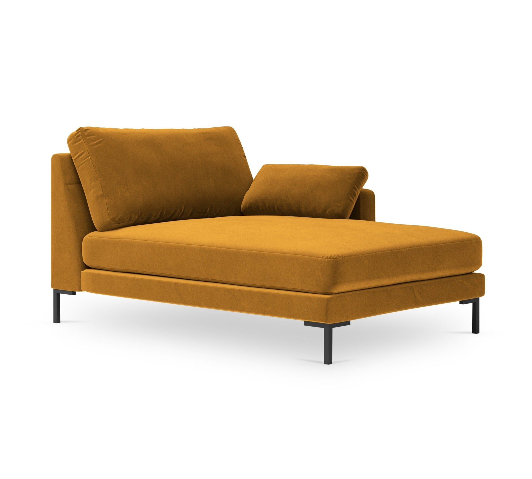 Ochre deals chaise longue