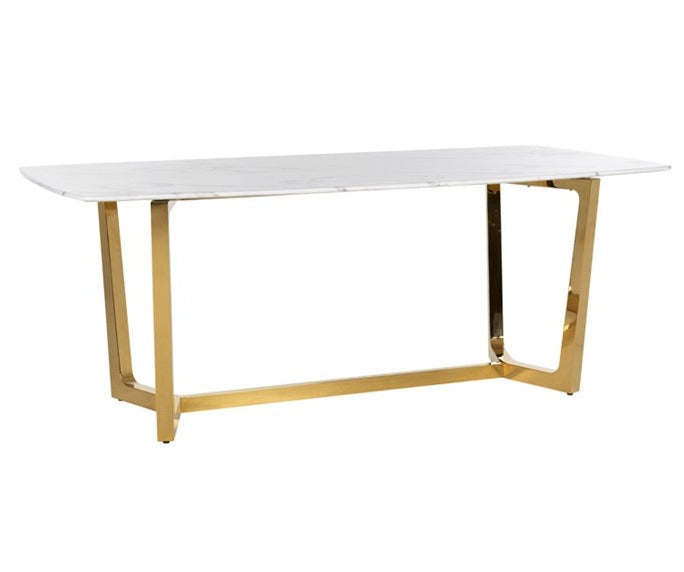 DYNASTY white marble table