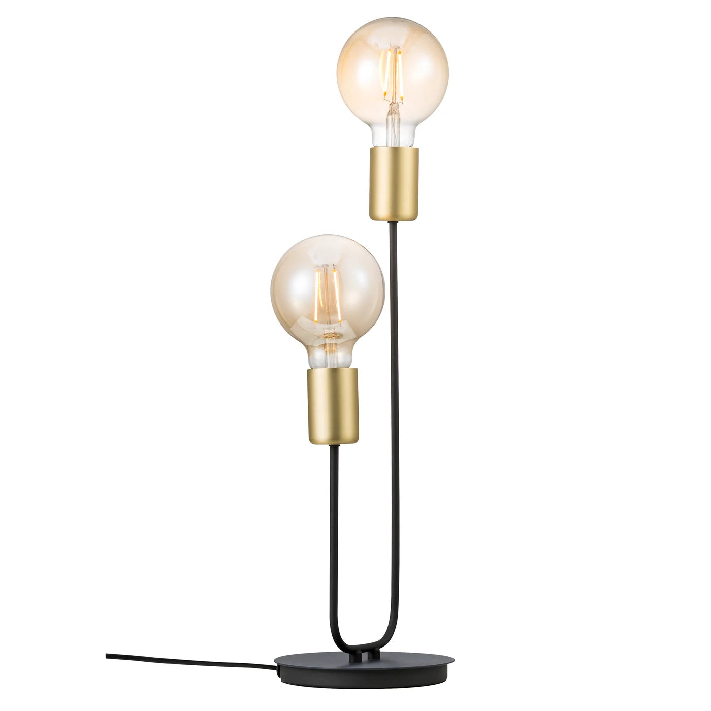 JOSEFINE Table lamp black with gold details