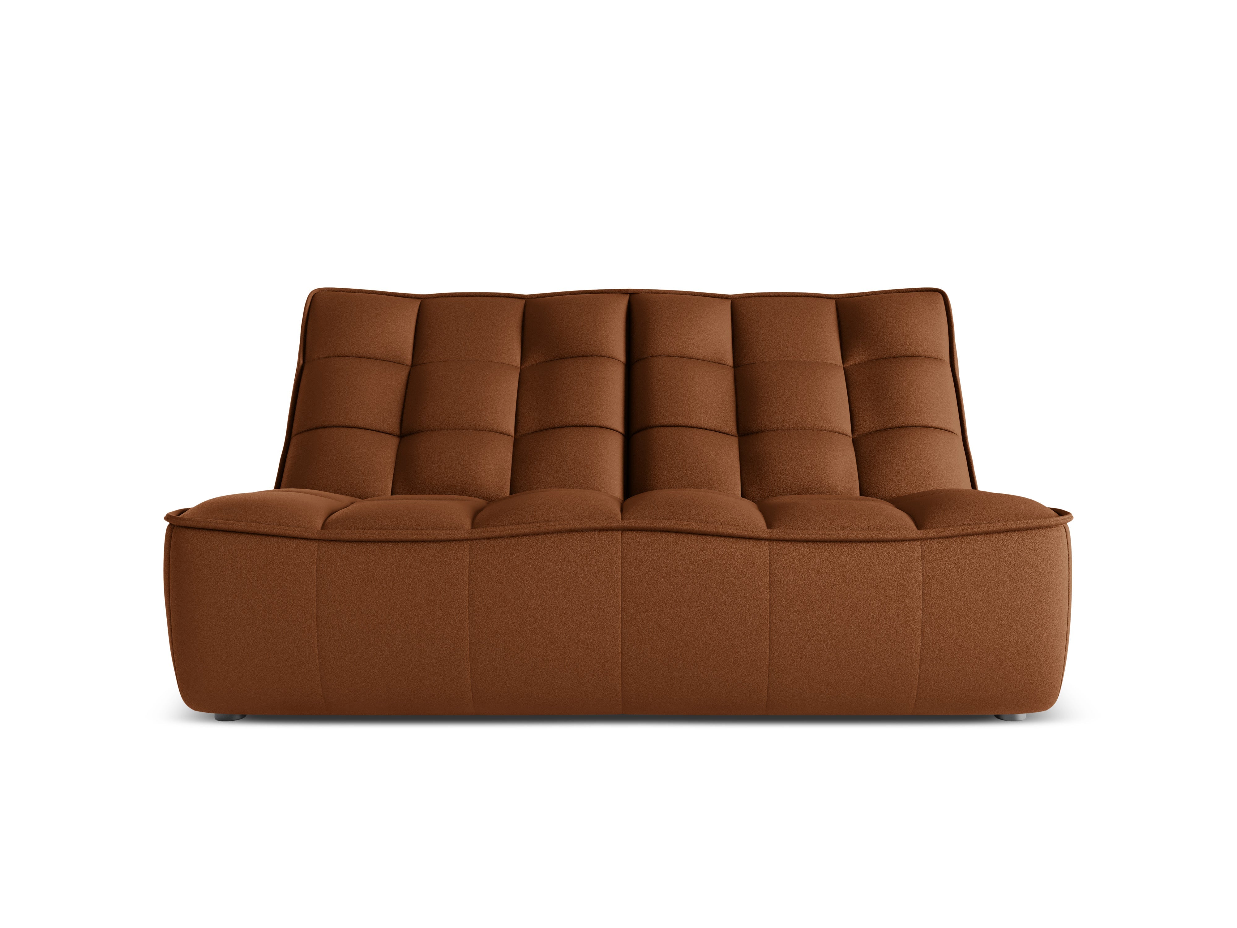 Sofa skórzana 2-osobowa MONI brązowy, Maison Heritage, Eye on Design