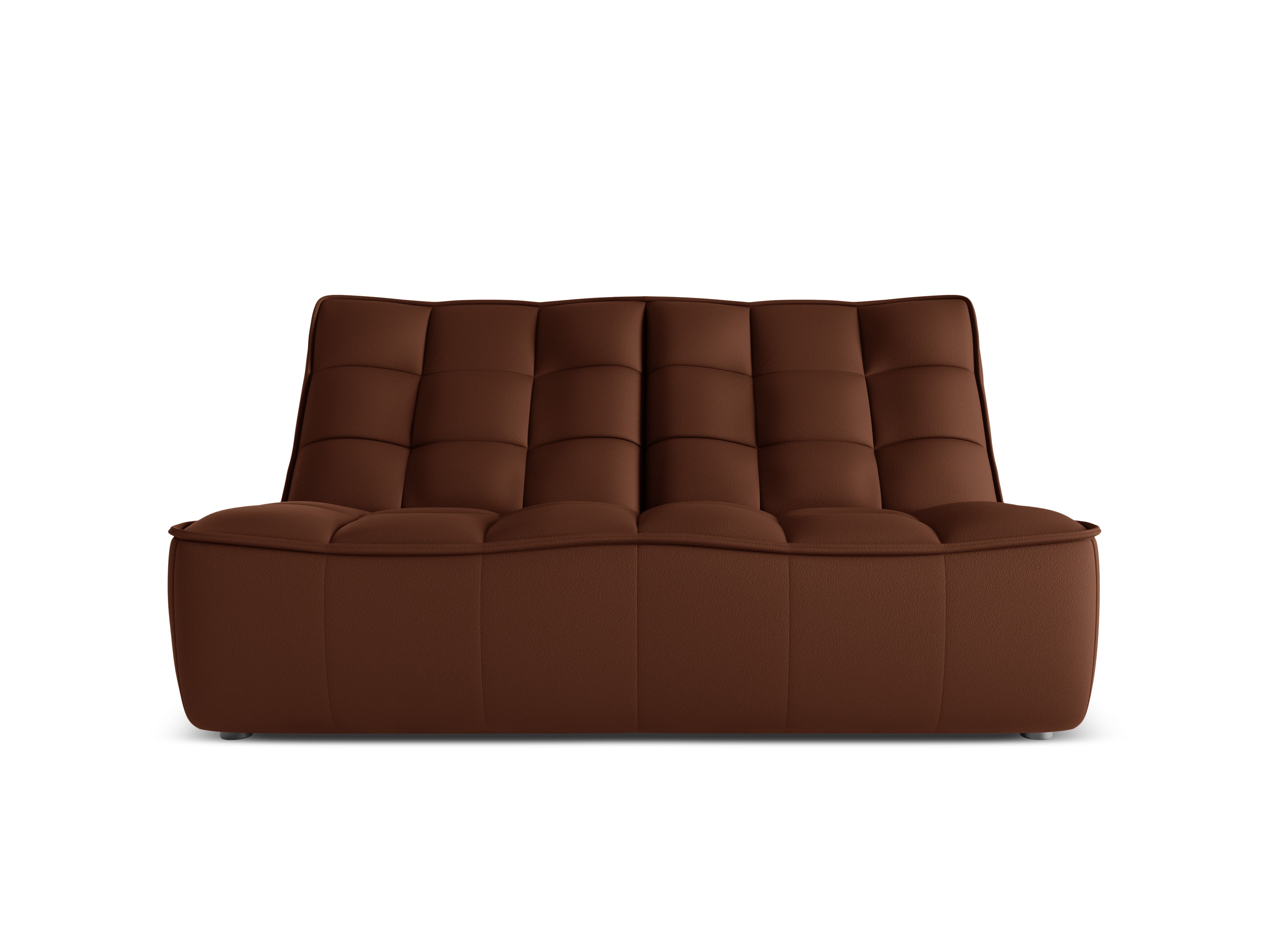 Sofa skórzana 2-osobowa MONI czekoladowy, Maison Heritage, Eye on Design