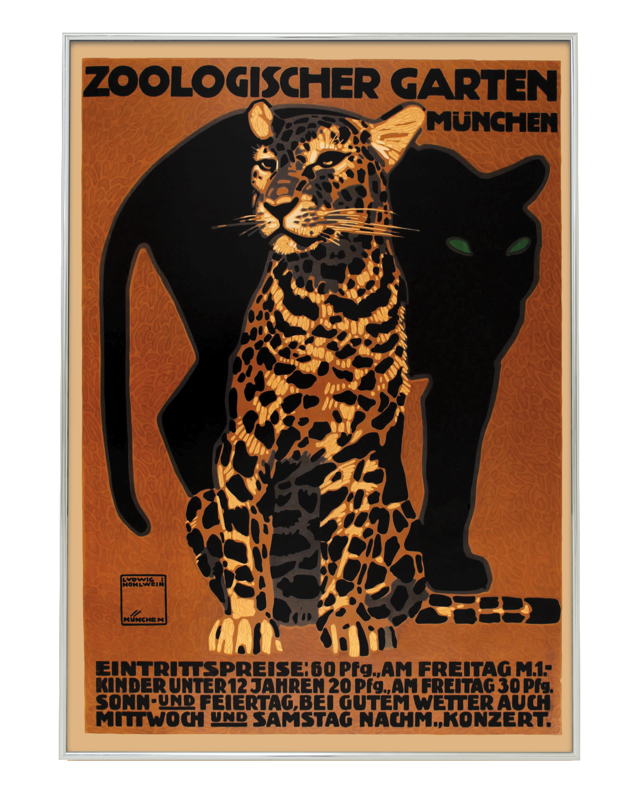 ZOOLOGISCHER GARTEN poster, Eye on Design, Eye on Design