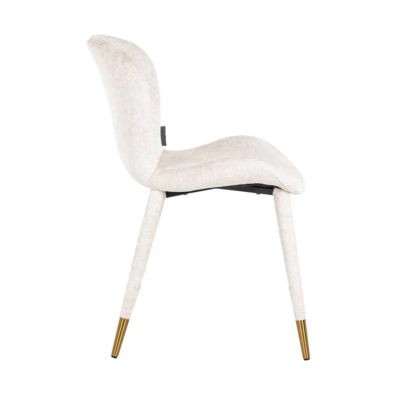 SARA chair chenille white