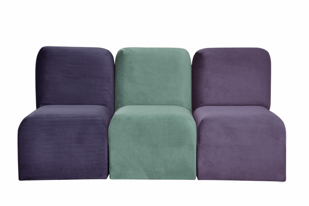 Modular sofa SIME purple