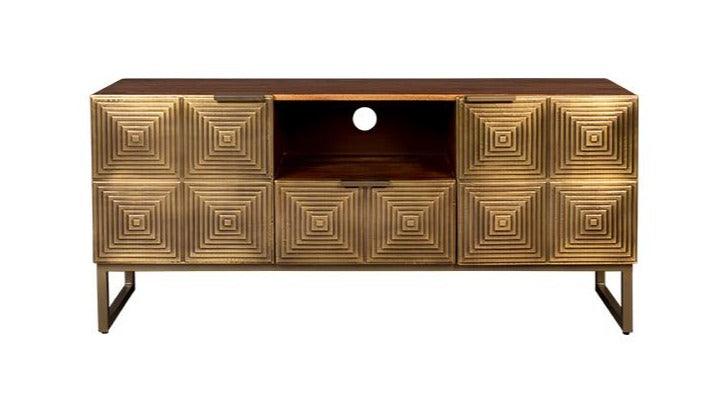 VOLAN sideboard in mango wood, Dutchbone, Eye on Design