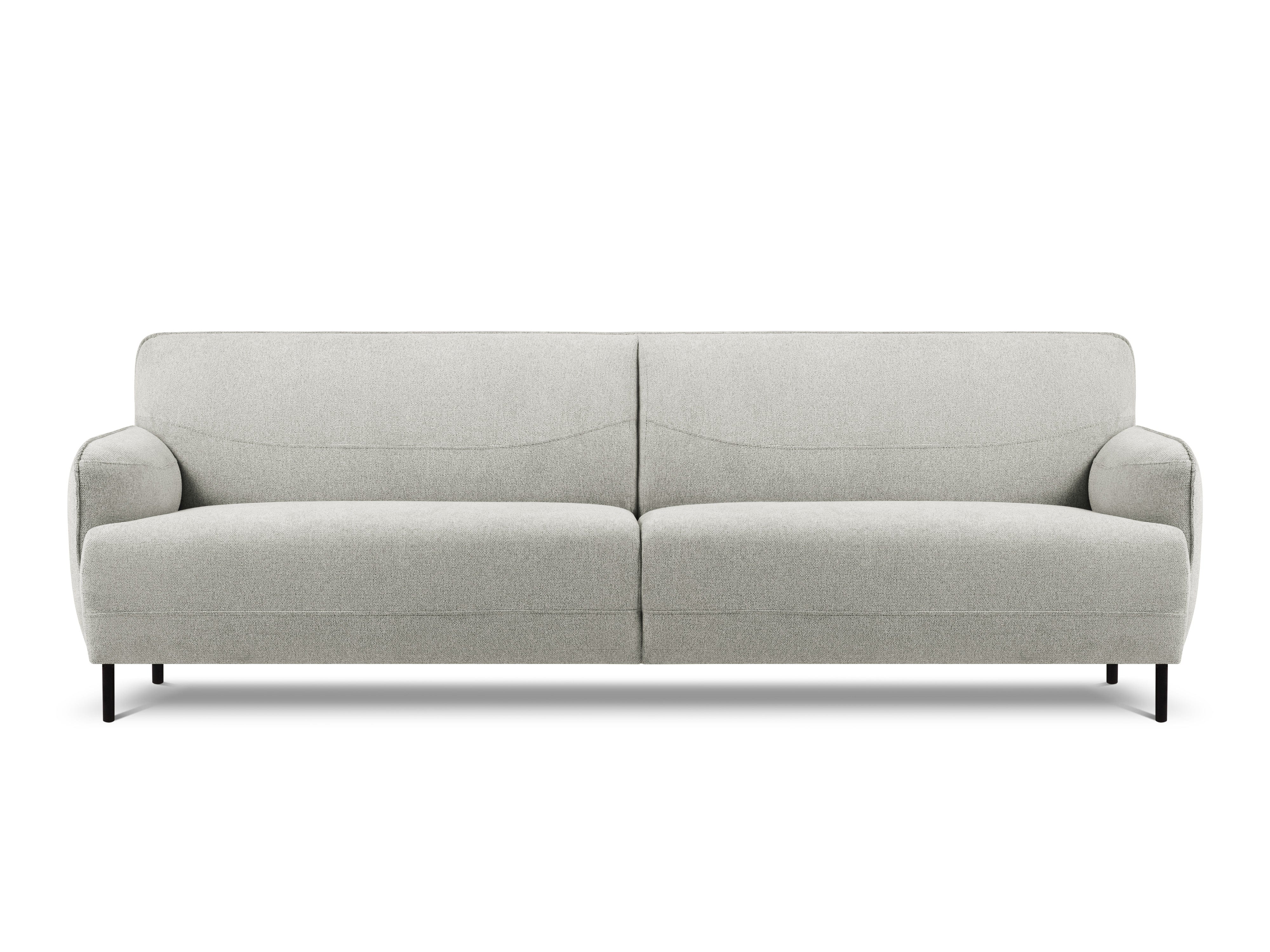 Sofa, "Neso", 3 Seats, 235x90x76
 ,Silver,Black Metal, Windsor & Co, Eye on Design