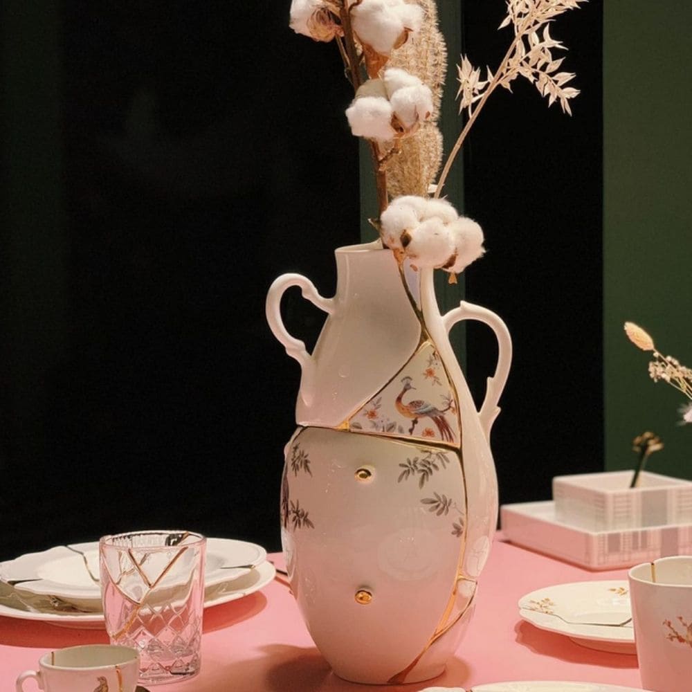 KINTSUGI BIG porcelain vase
