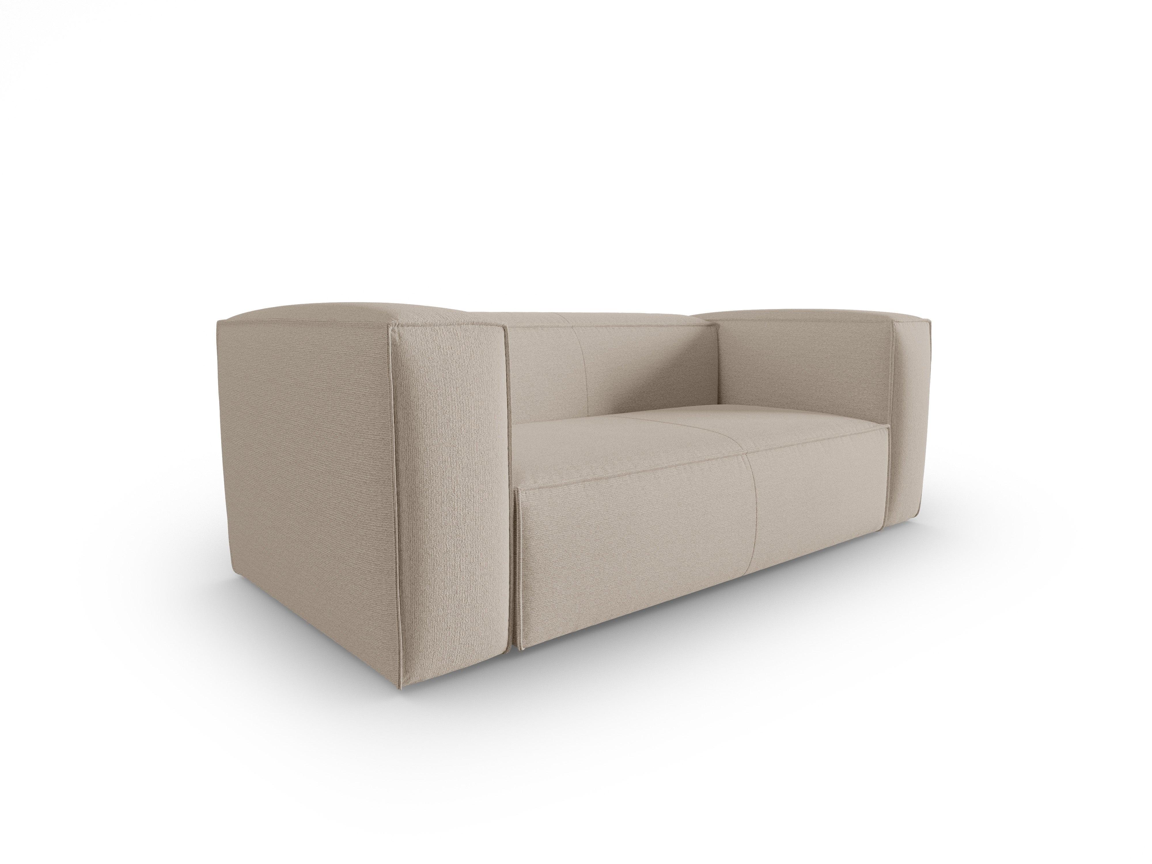 2-seater sofa MACKAY beige boucle