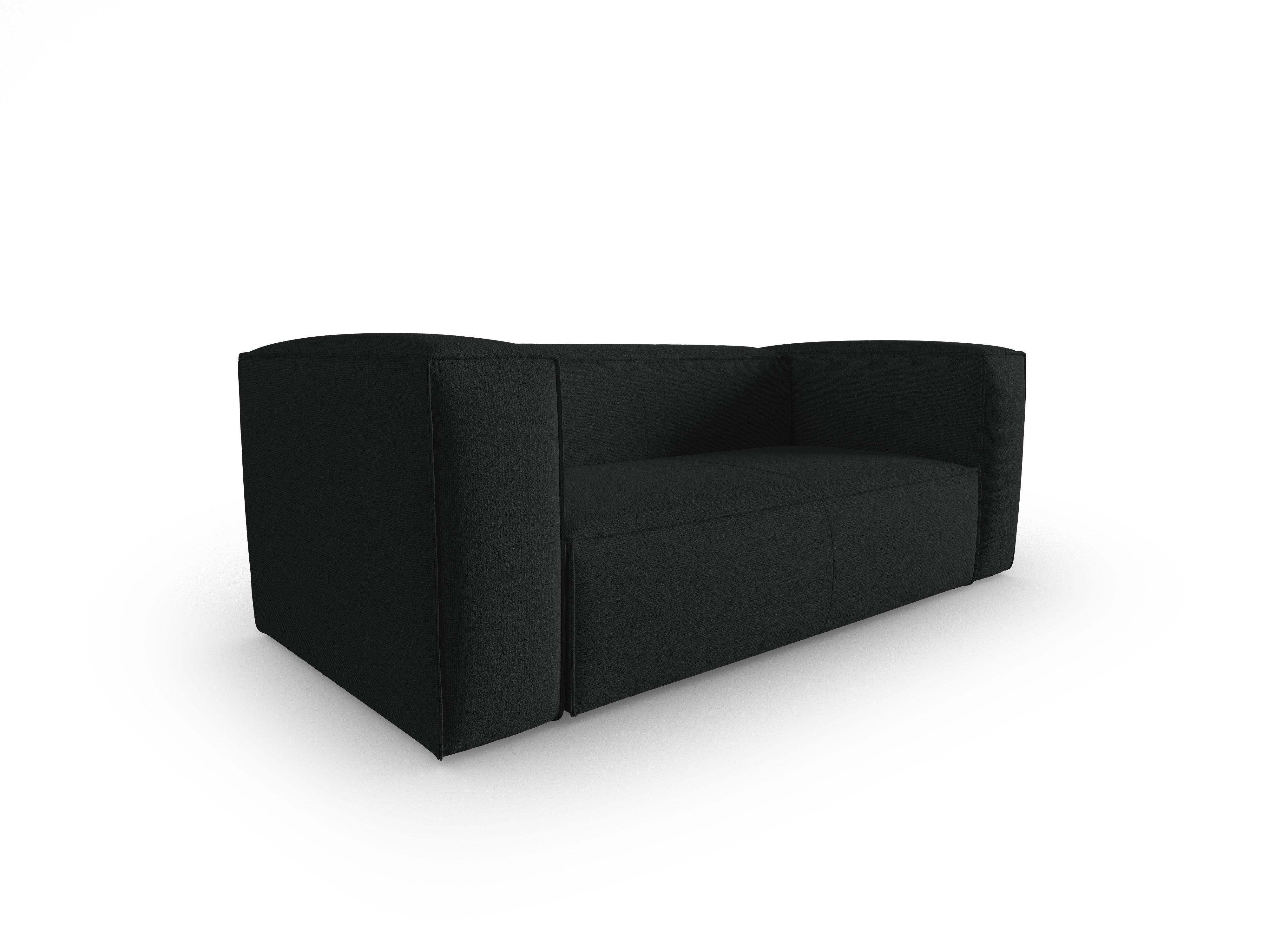 2-seater sofa MACKAY anthracite boucle