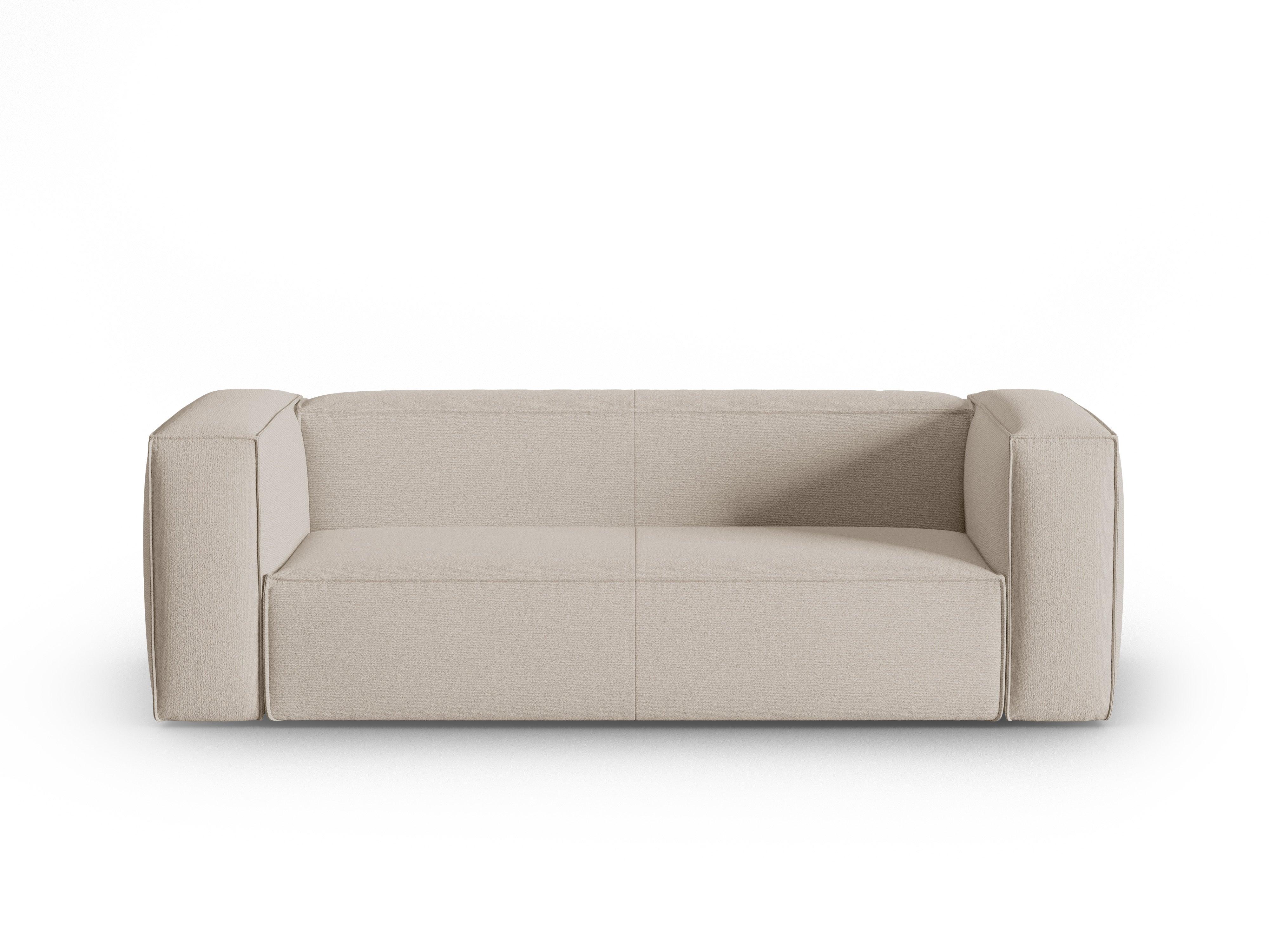 3-seater sofa MACKAY beige boucle