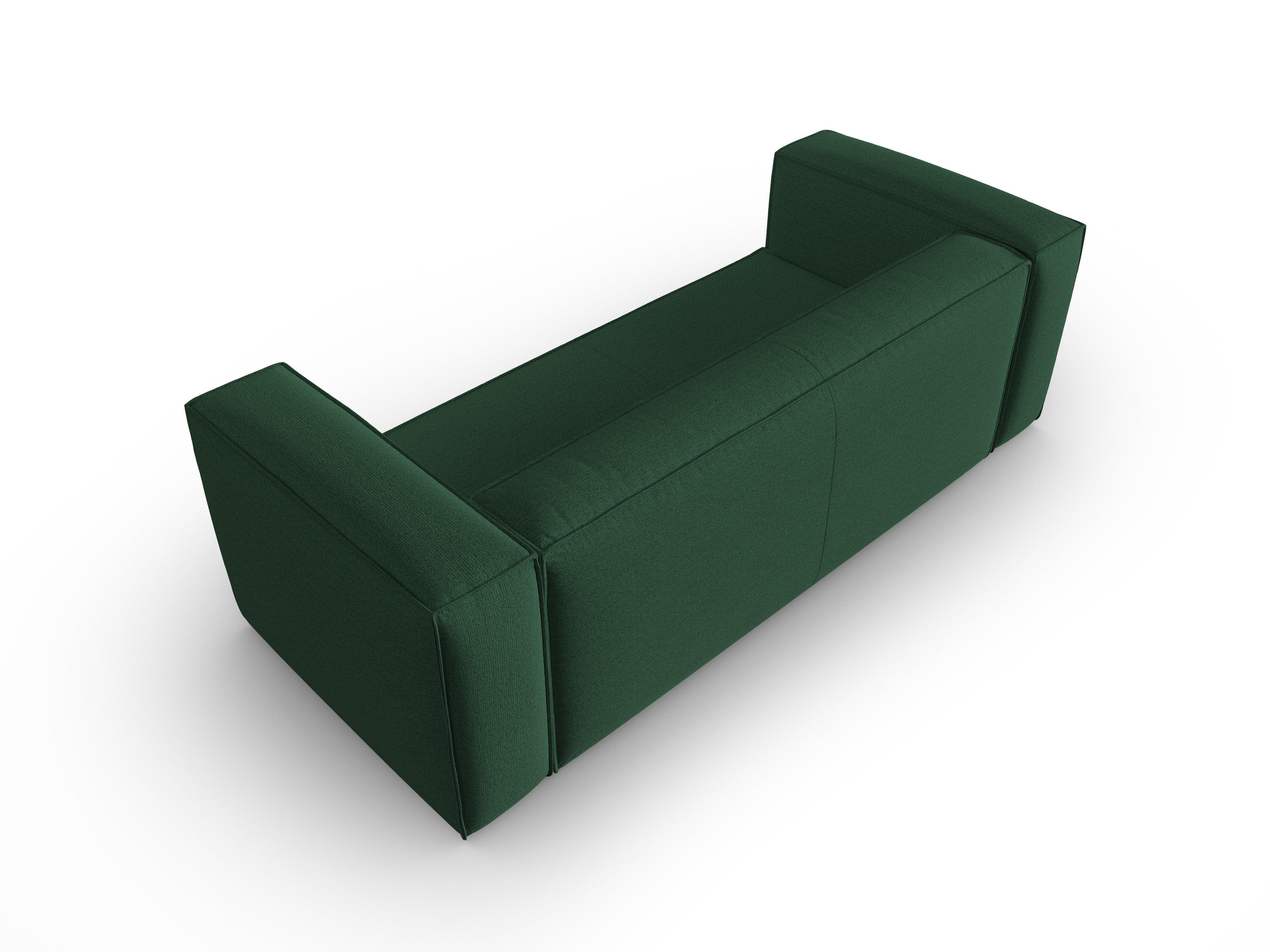 3-seater sofa MACKAY green boucle