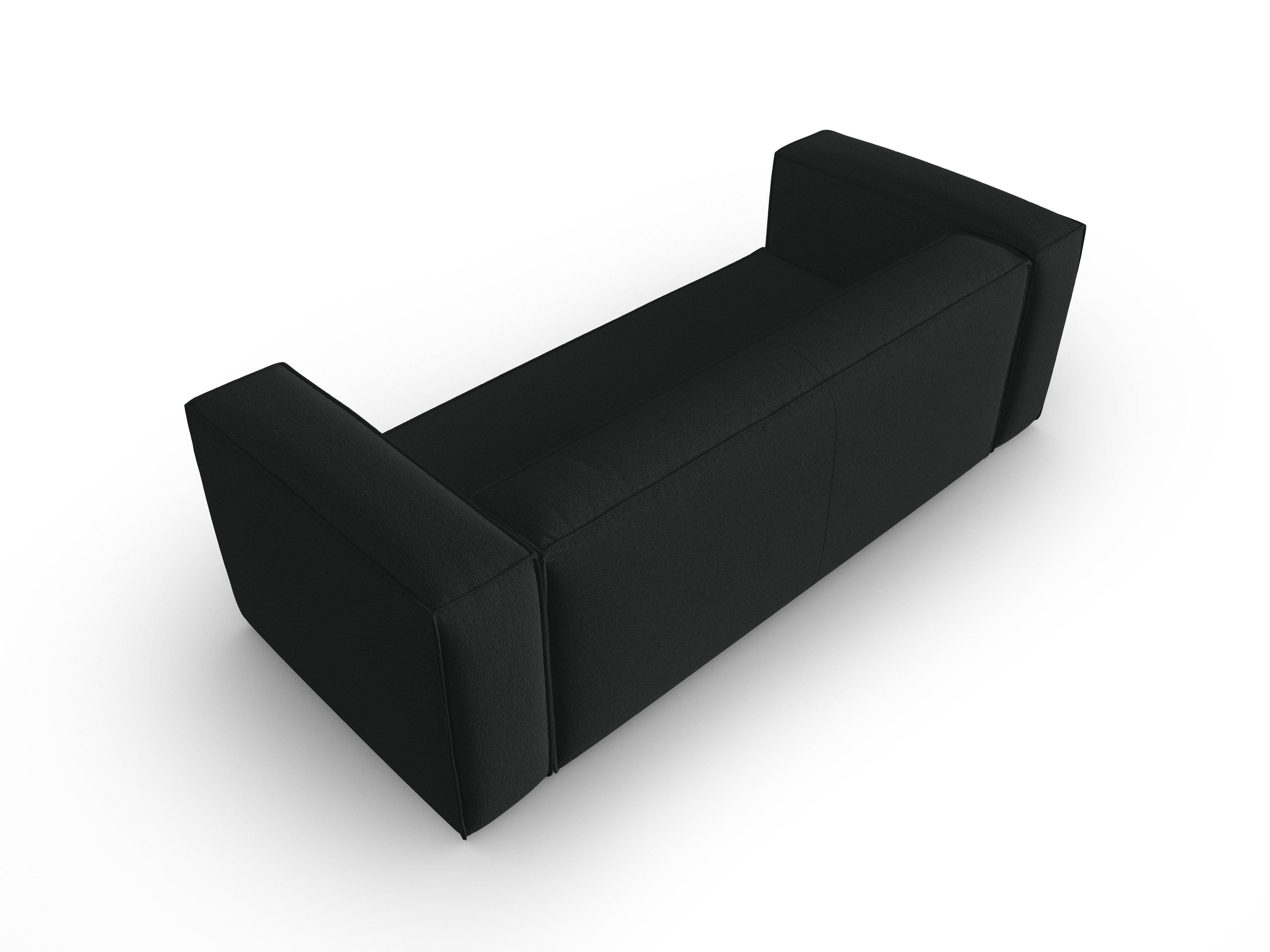 3-seater sofa MACKAY anthracite boucle