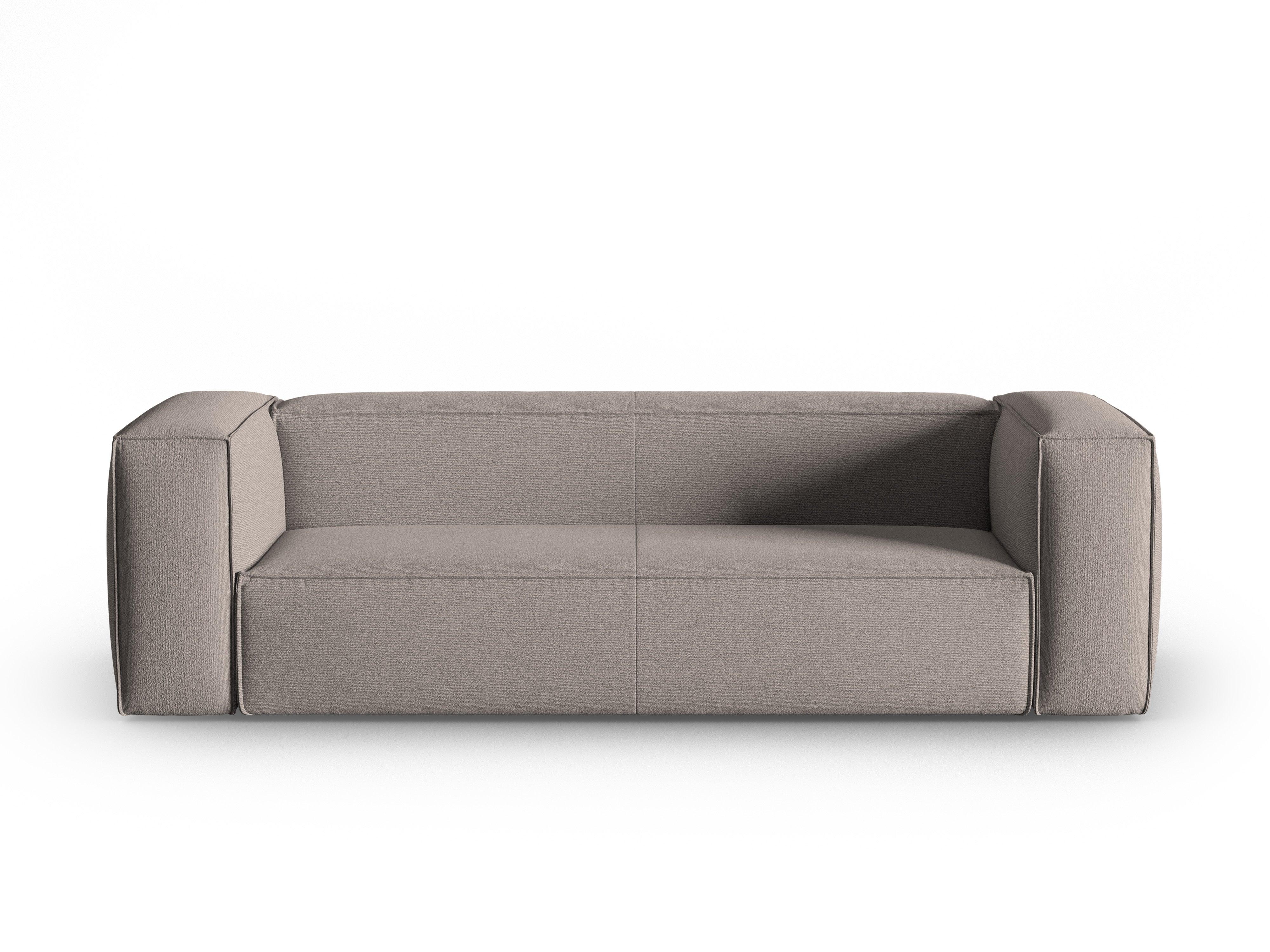 4-seater sofa MACKAY cappuccino boucle