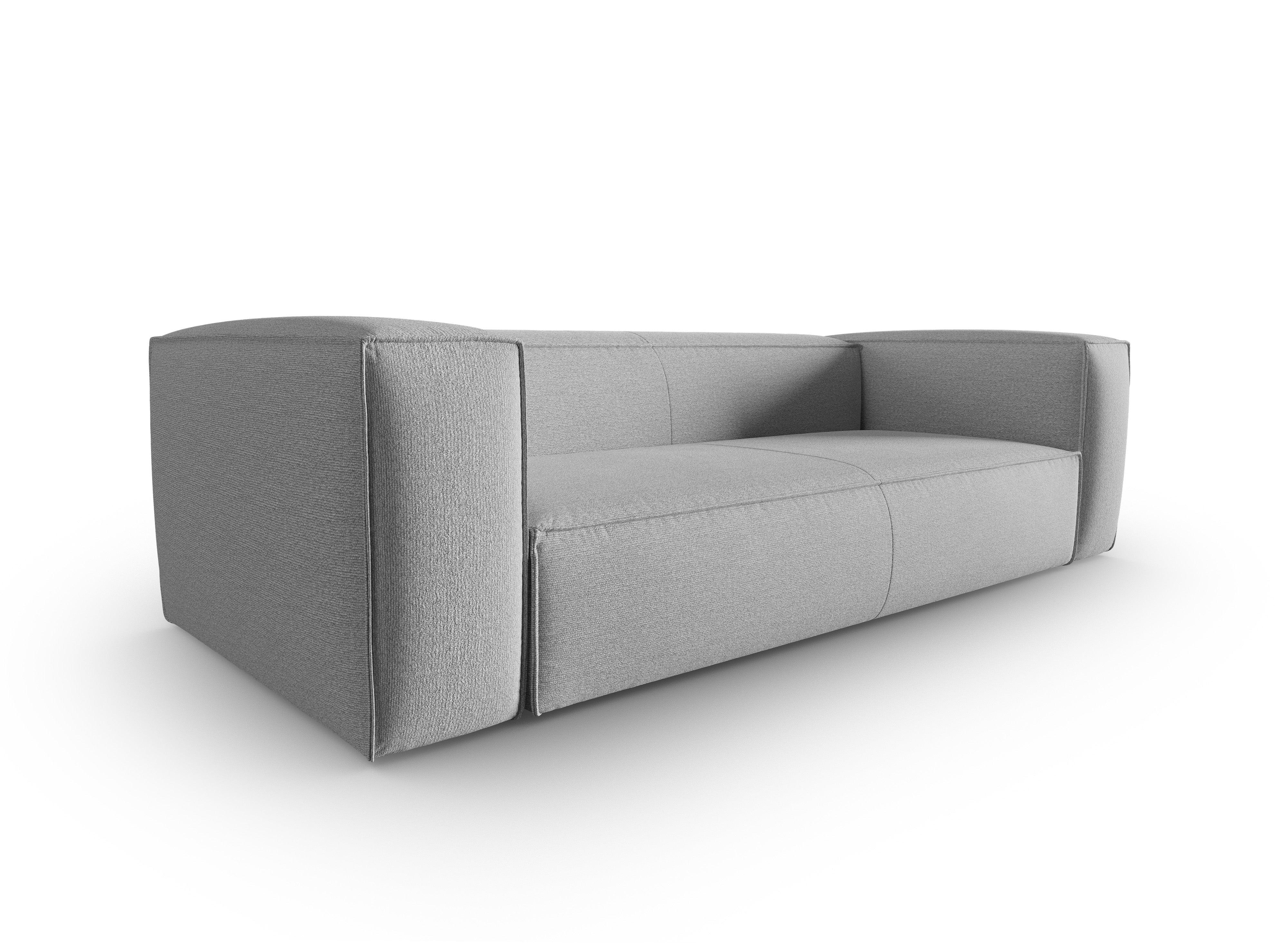 4-seater sofa MACKAY grey boucle