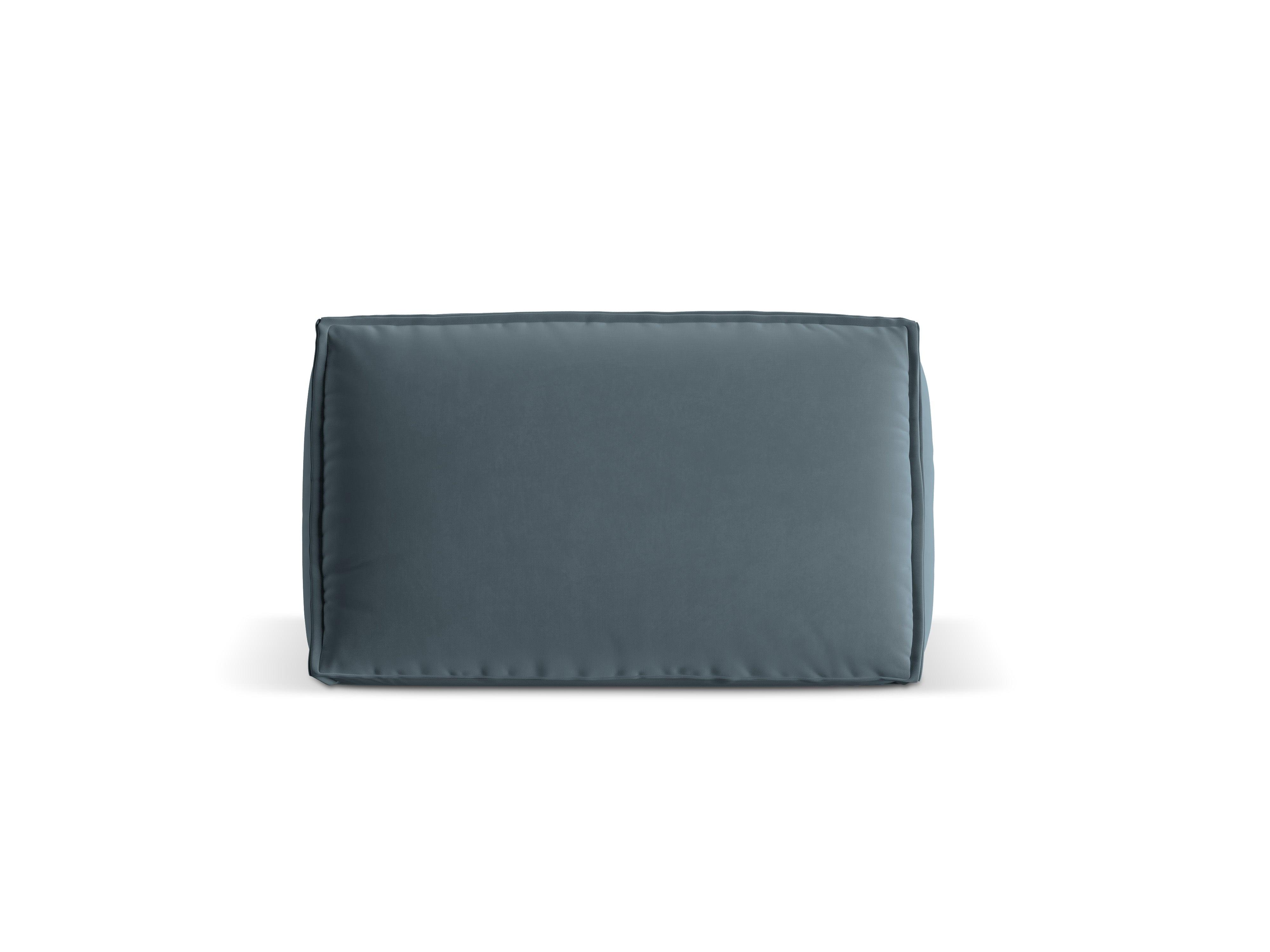 MACKAY velvet pillow blue