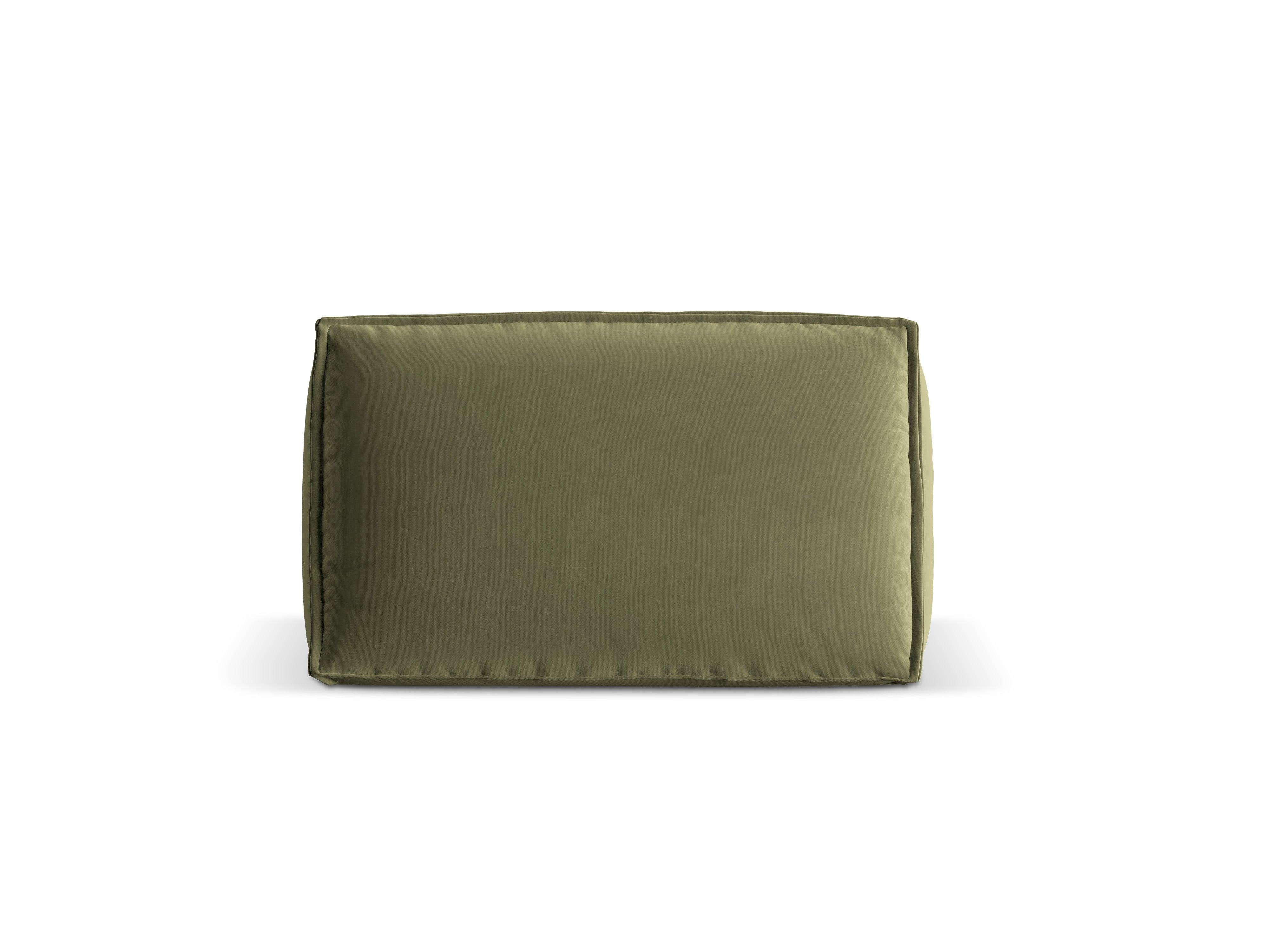 MACKAY velvet pillow light green