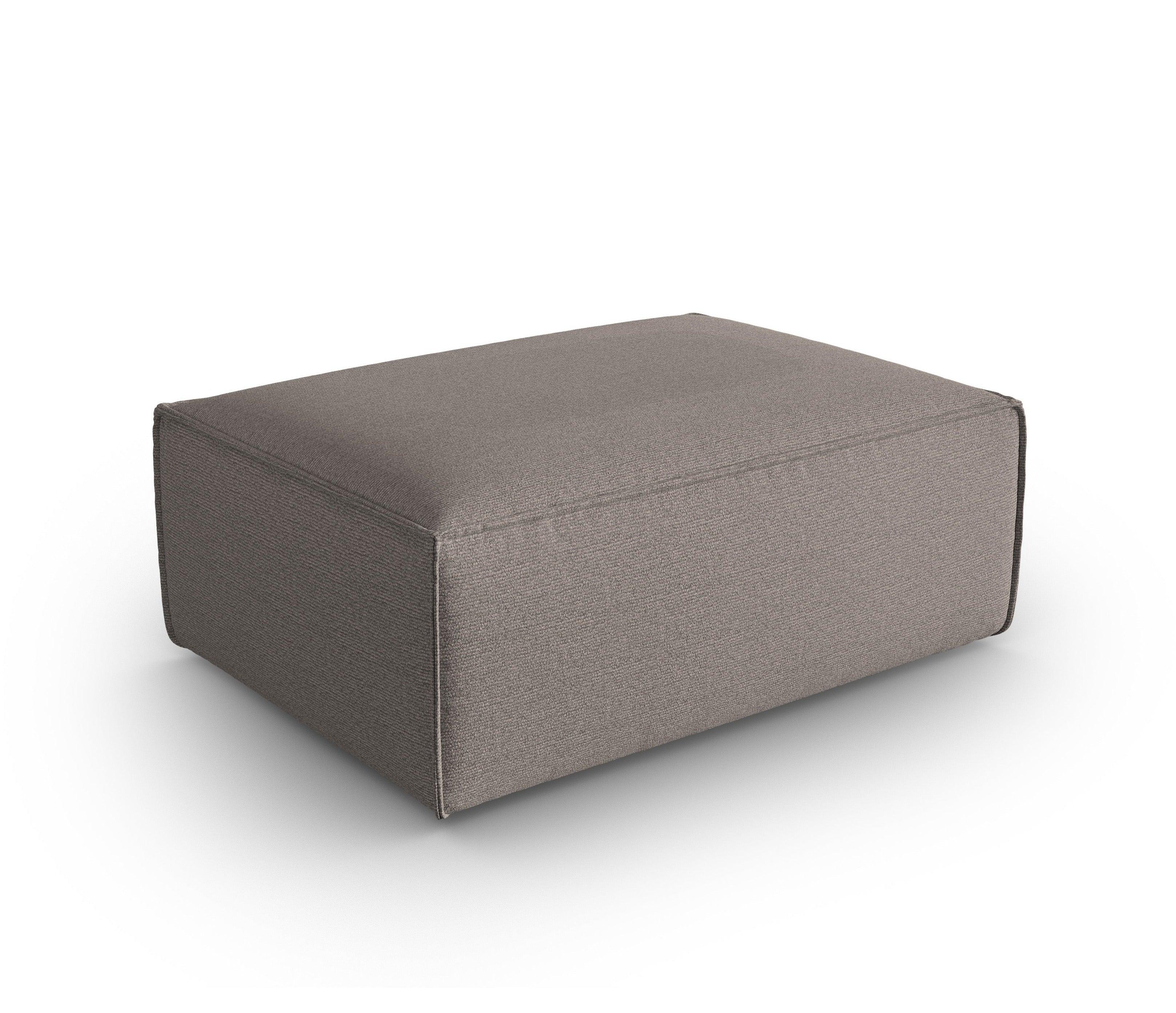 MACKAY pouffe cappuccino boucle