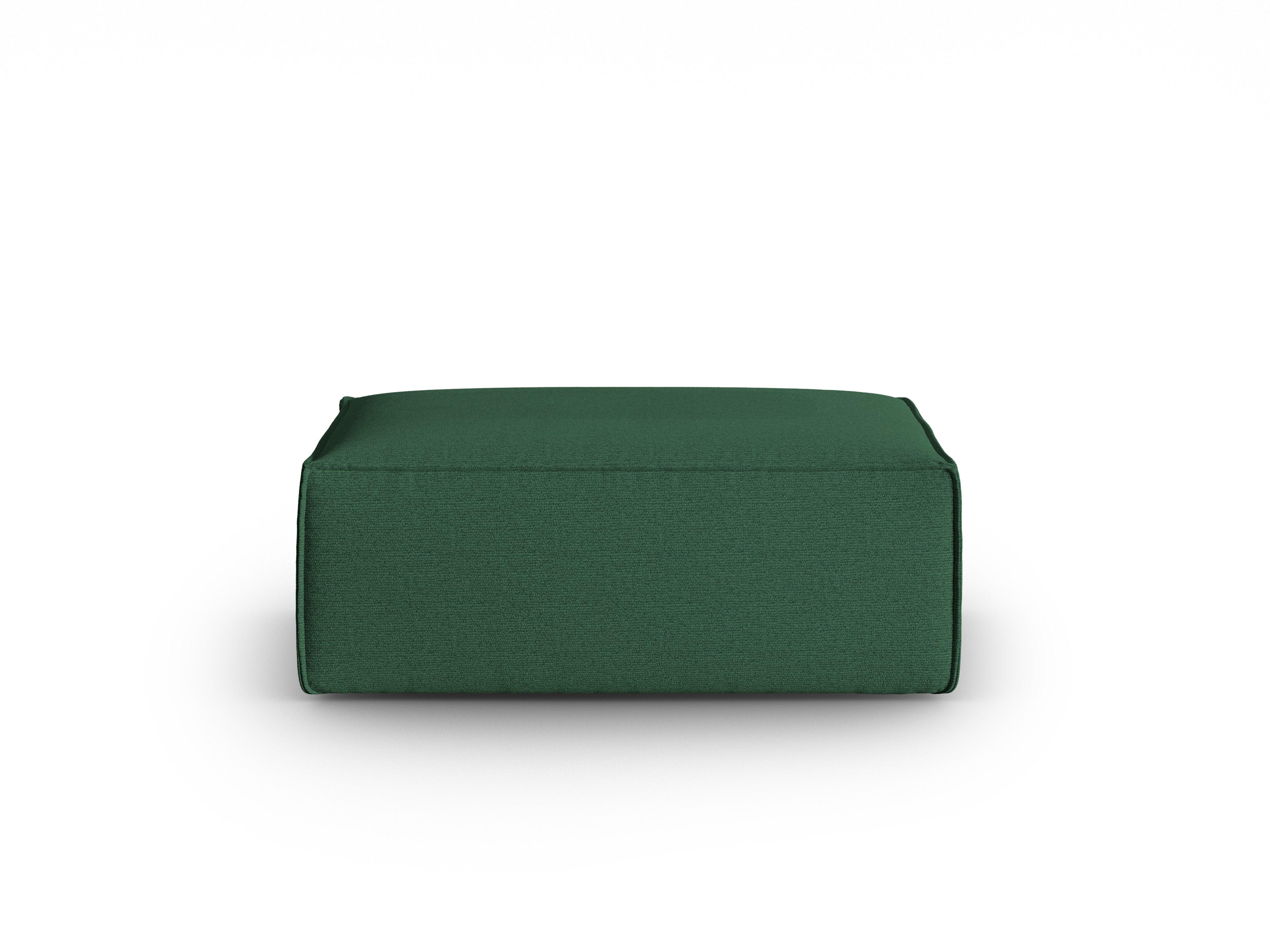 MACKAY pouffe green boucle