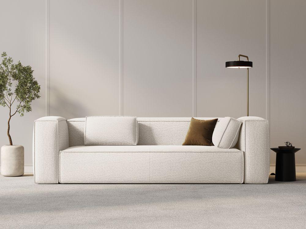 4-seater sofa MACKAY ivory boucle