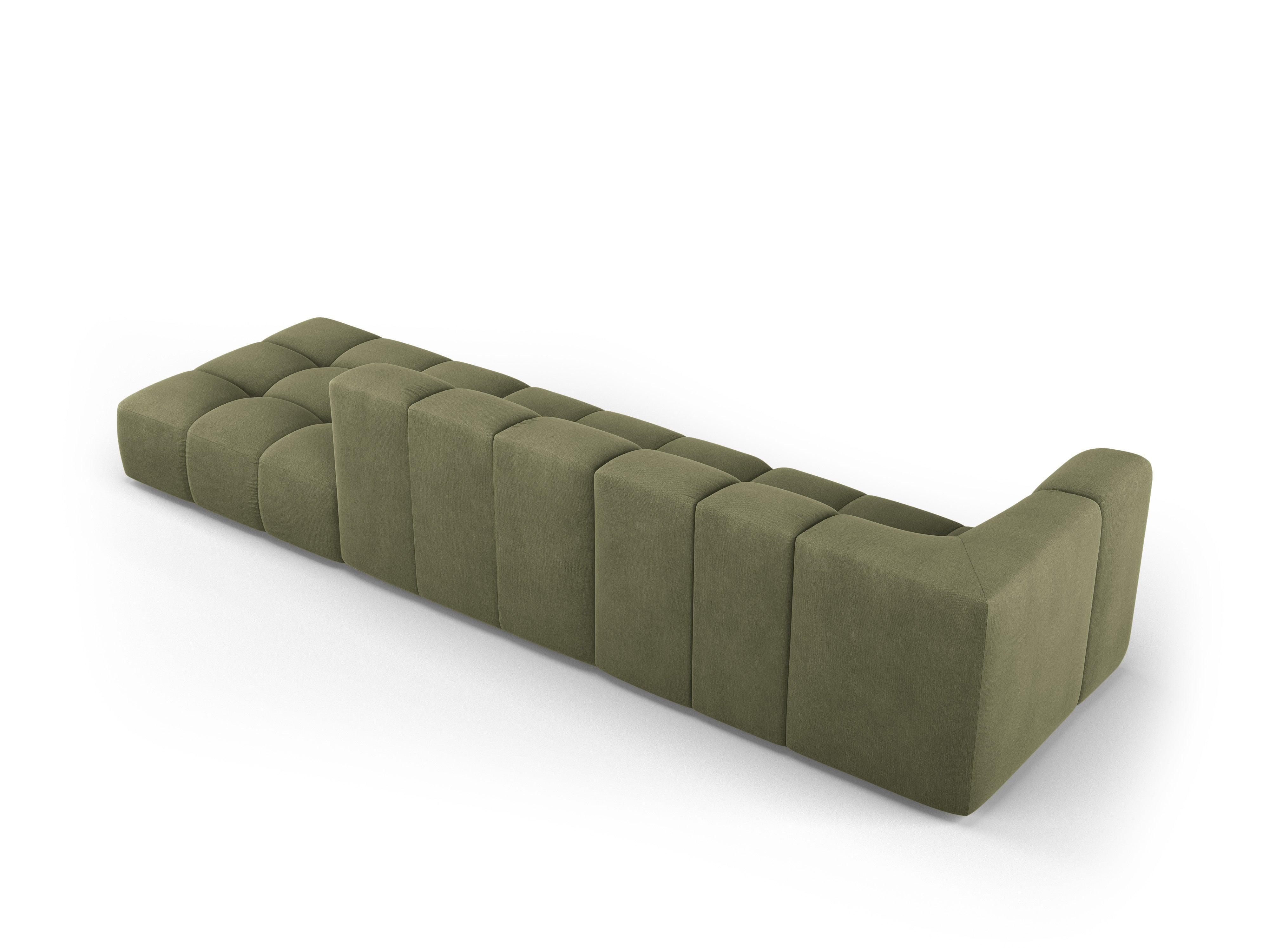 Sofa right FRANCESCA light green chenille Milo Casa Eye on Design