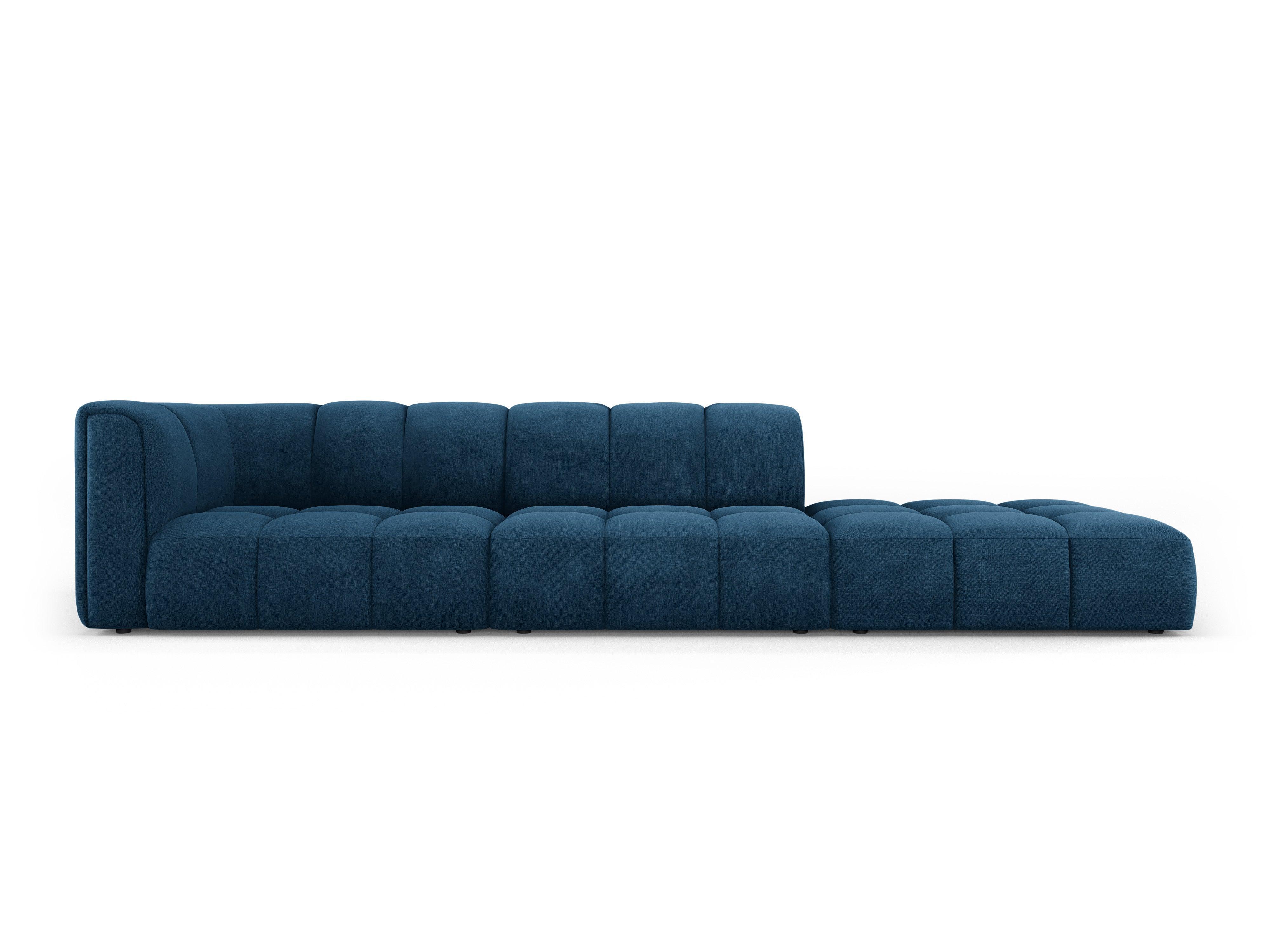 FRANCESCA right side sofa royal blue chenille Milo Casa Eye on Design