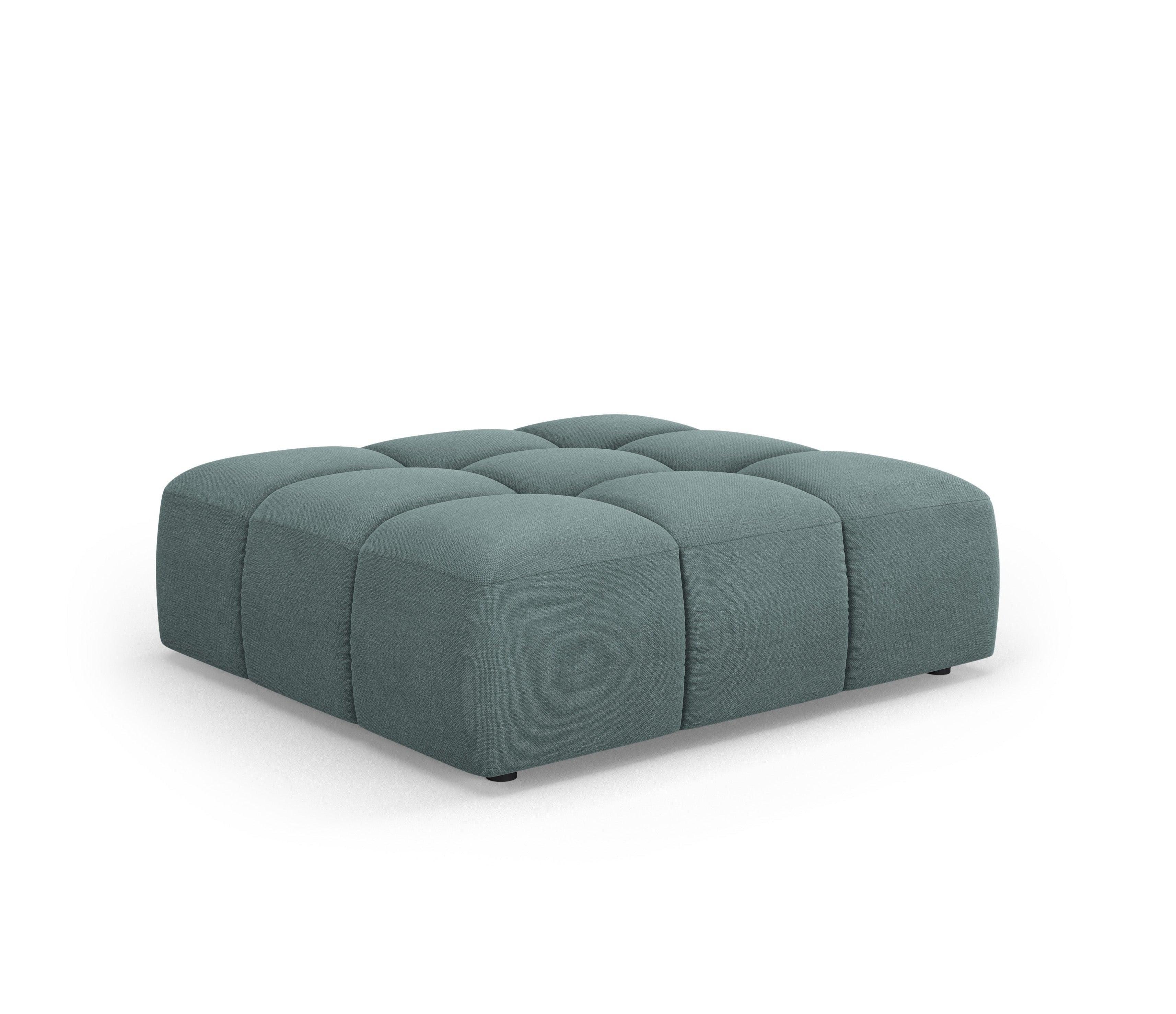 FRANCESCA pouffe sea green chenille Milo Casa Eye on Design