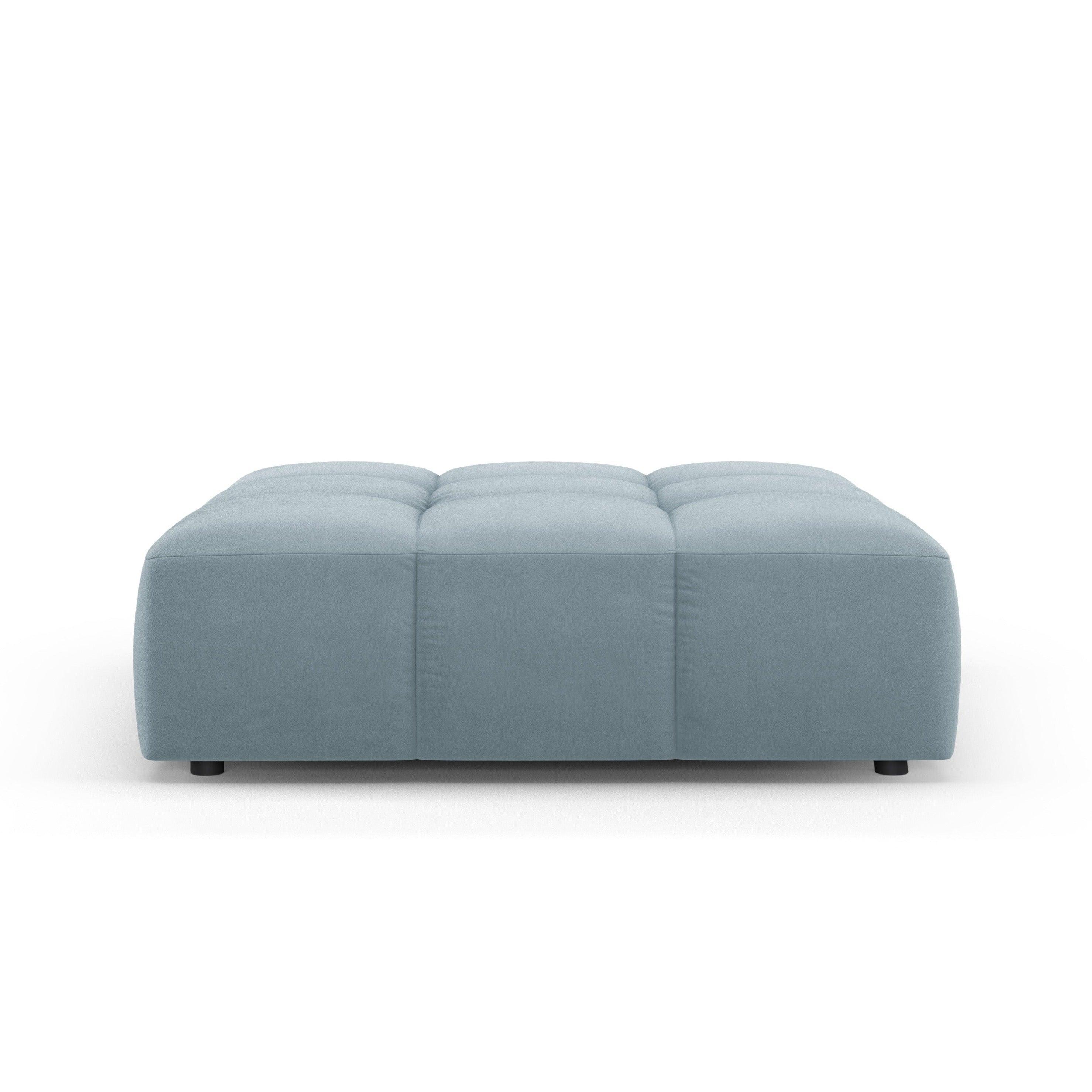 FRANCESCA velvet pouffe light blue Milo Casa Eye on Design