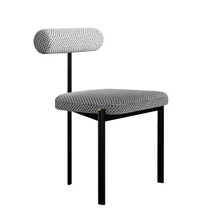 Chair CAILLOU white with black dots
