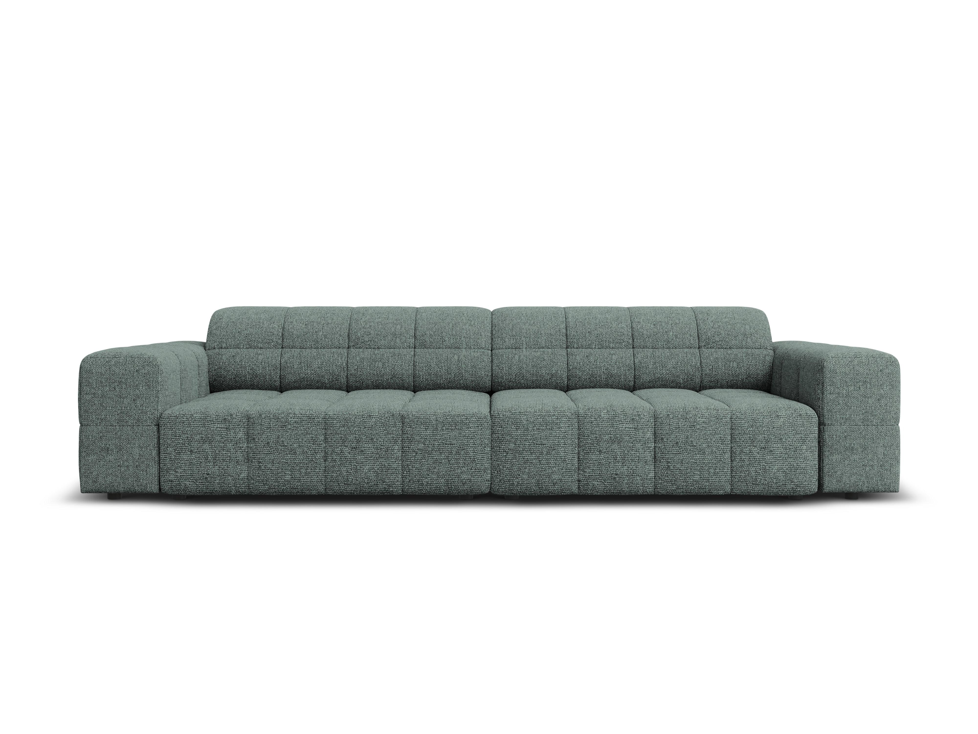 4-seater sofa CHICAGO petrol chenille Cosmopolitan Design Eye on Design