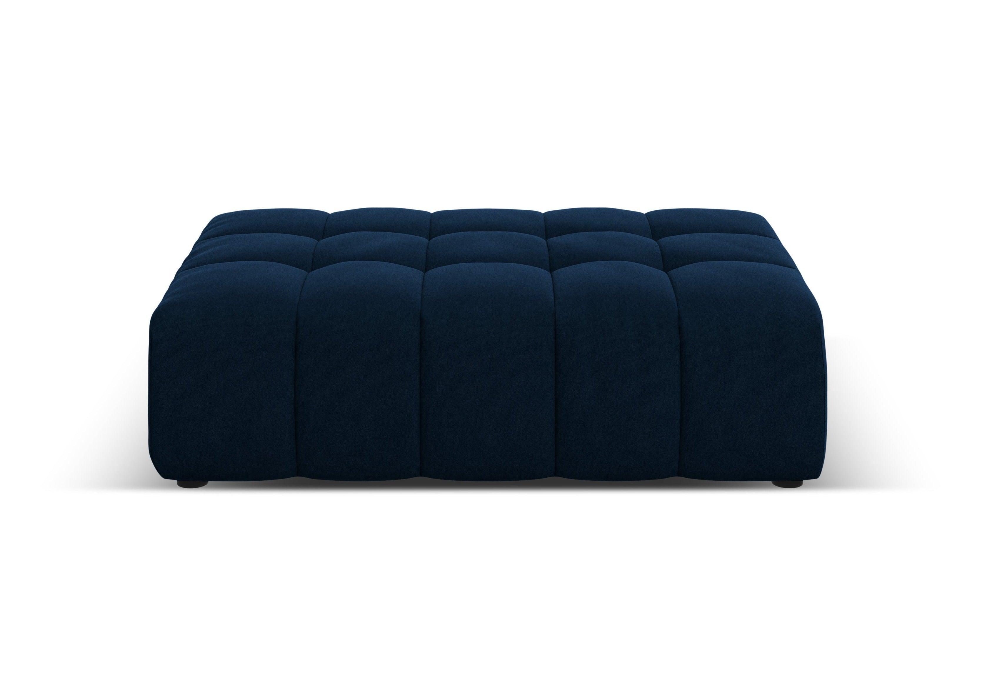 Velvet pouffe CHICAGO royal blue Cosmopolitan Design Eye on Design