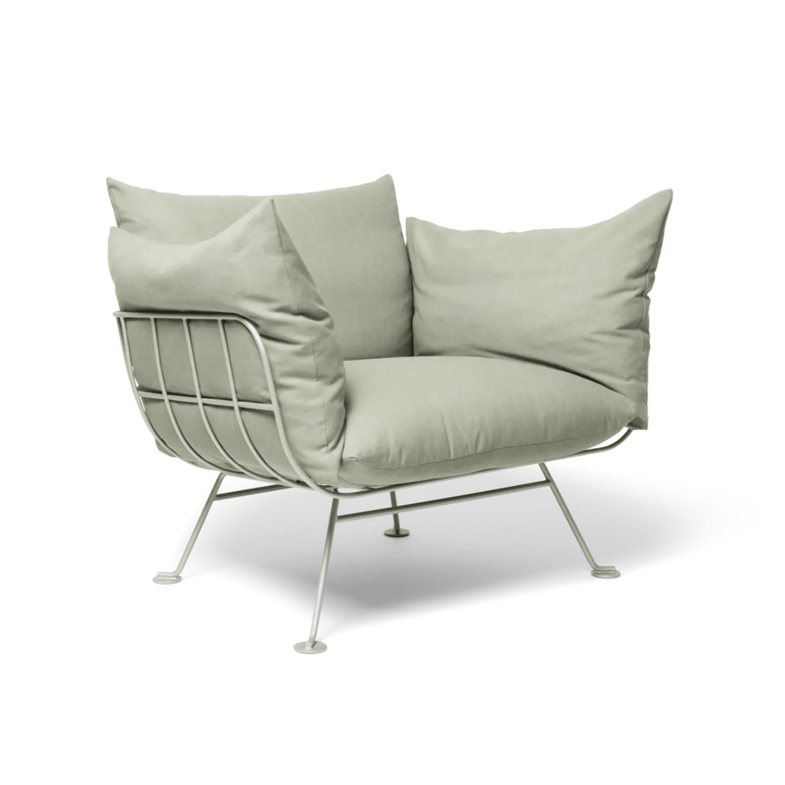 Armchair NEST white base Moooi Eye on Design