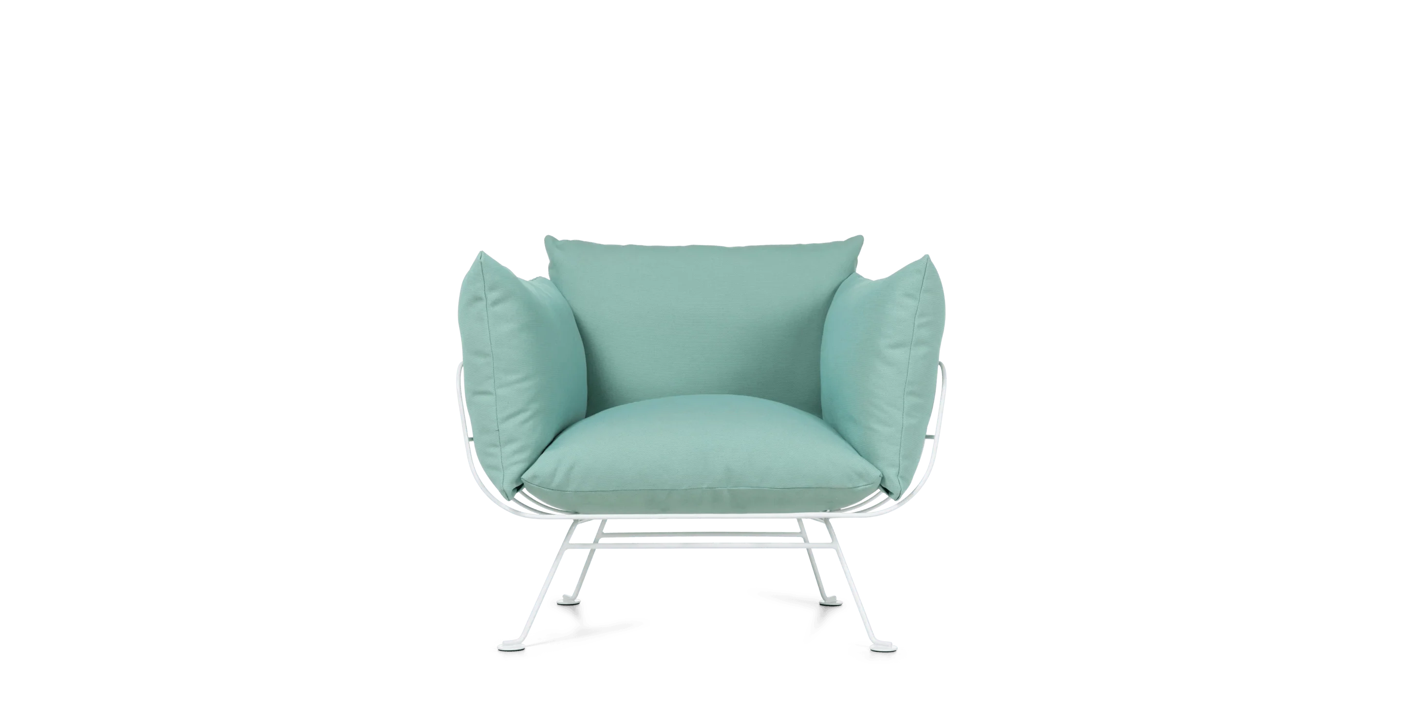 Armchair NEST white base Moooi Eye on Design