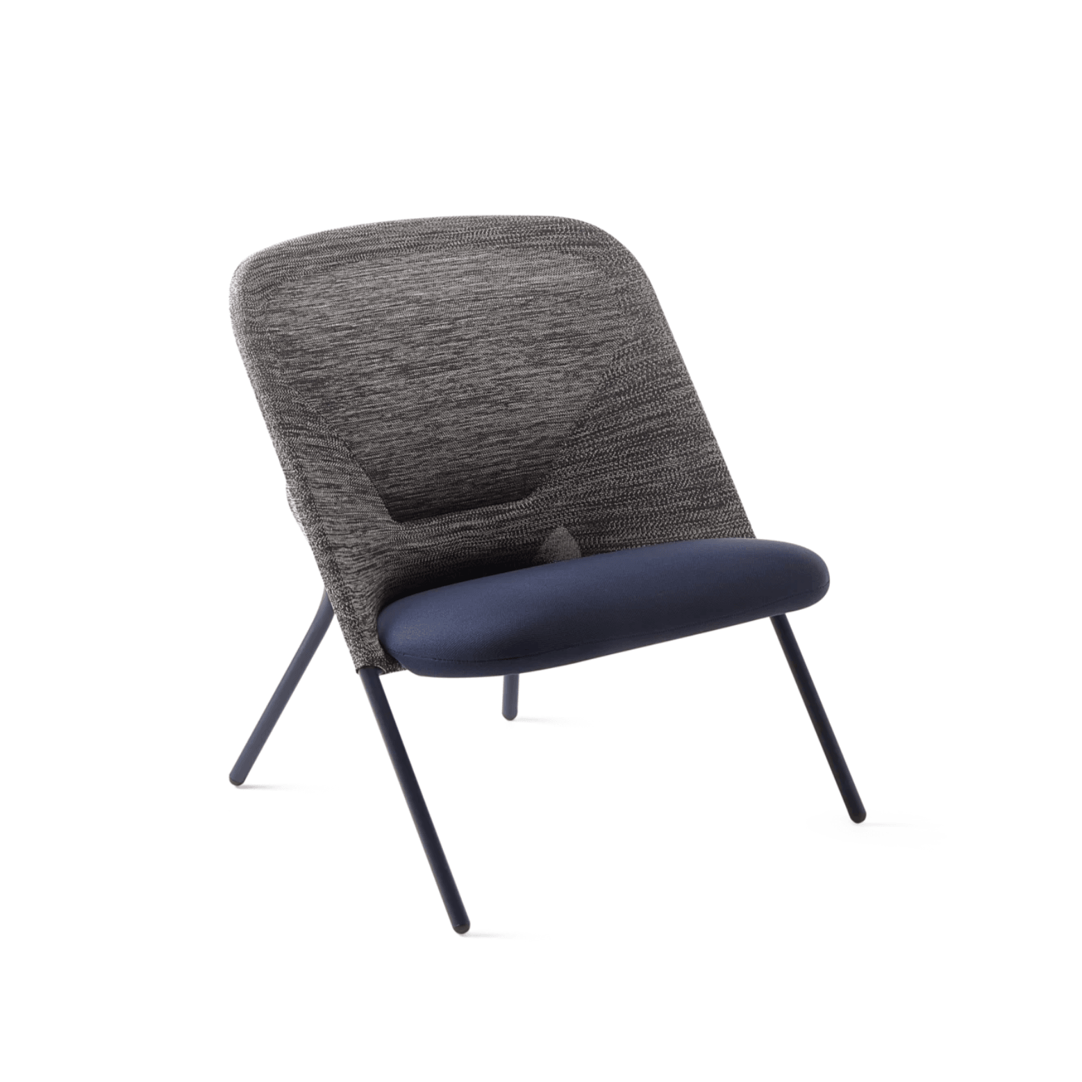 SHIFT folding armchair grey with blue Moooi Eye on Design