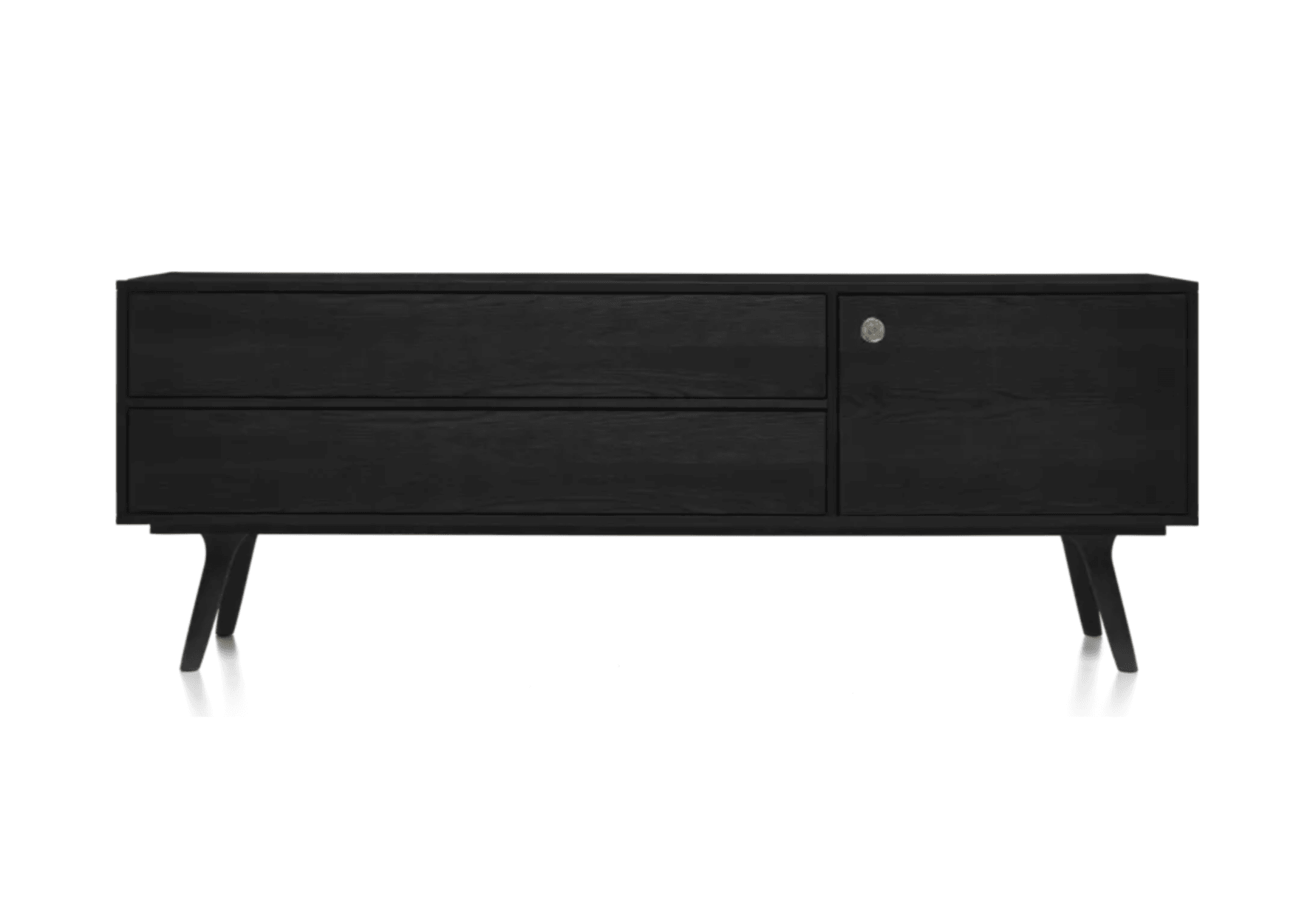 ZIO solid oak black chest of drawers Moooi Eye on Design