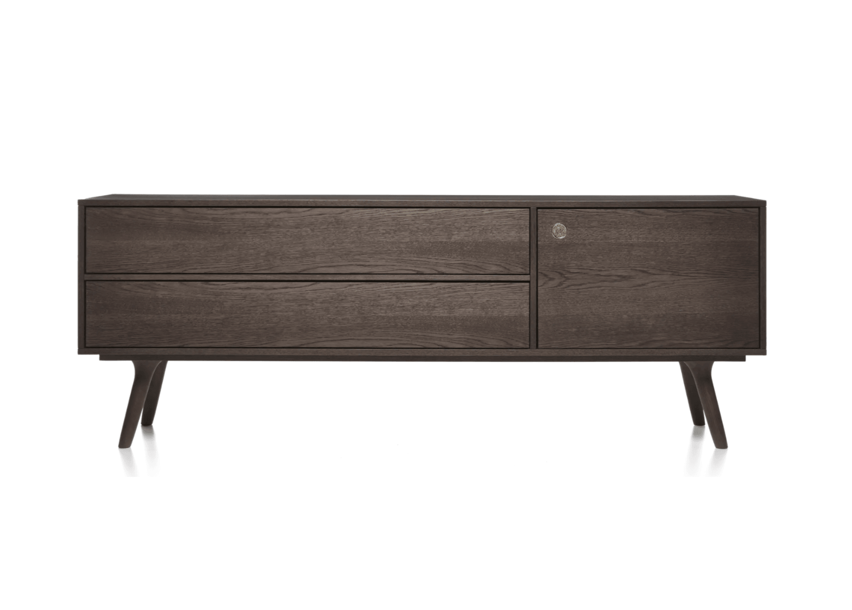 ZIO chest of drawers solid oak grey Moooi Eye on Design