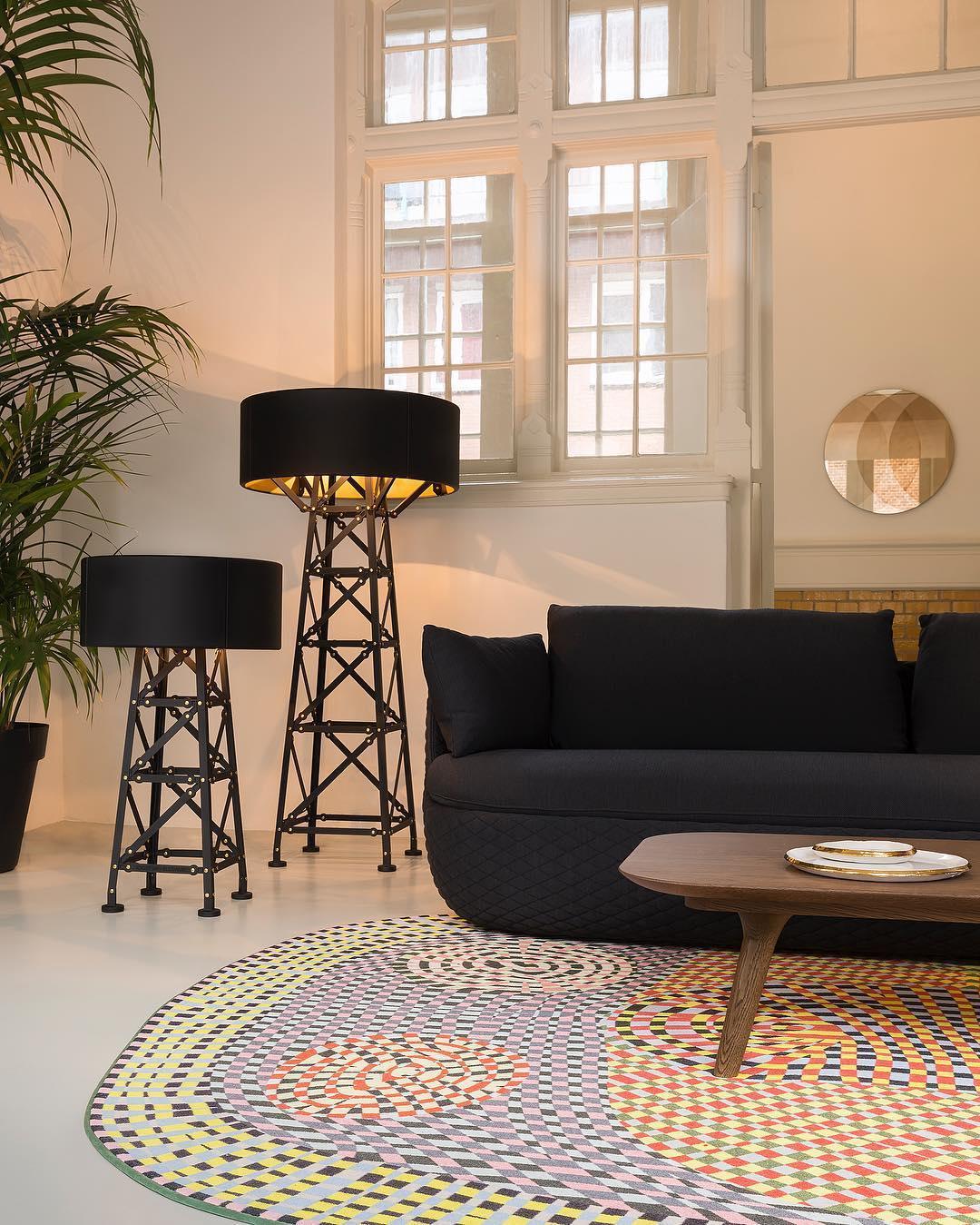 CONSTRUCTION floor lamp black Moooi Eye on Design