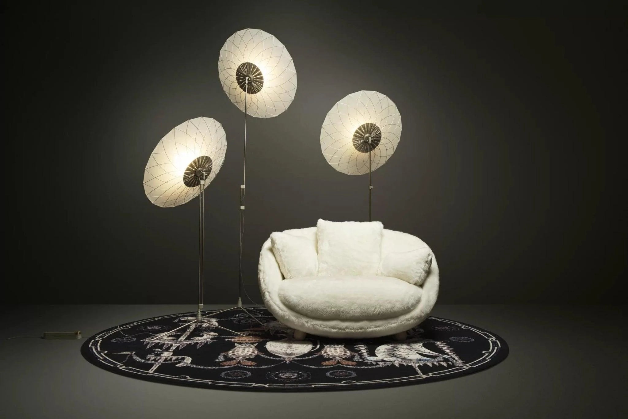 Floor lamp FILIGREE silver Moooi Eye on Design