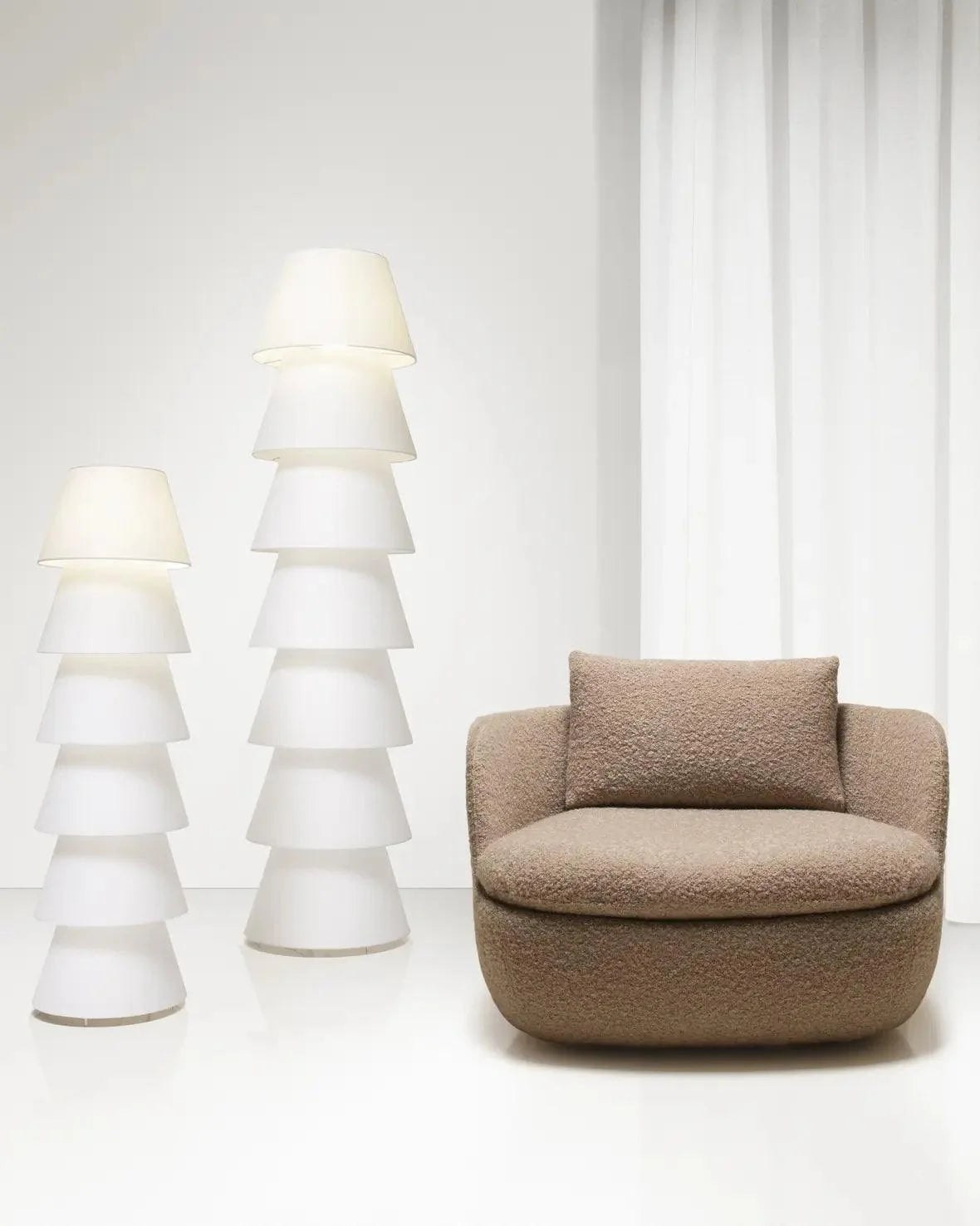 Floor lamp SET UP SHADES white Moooi Eye on Design