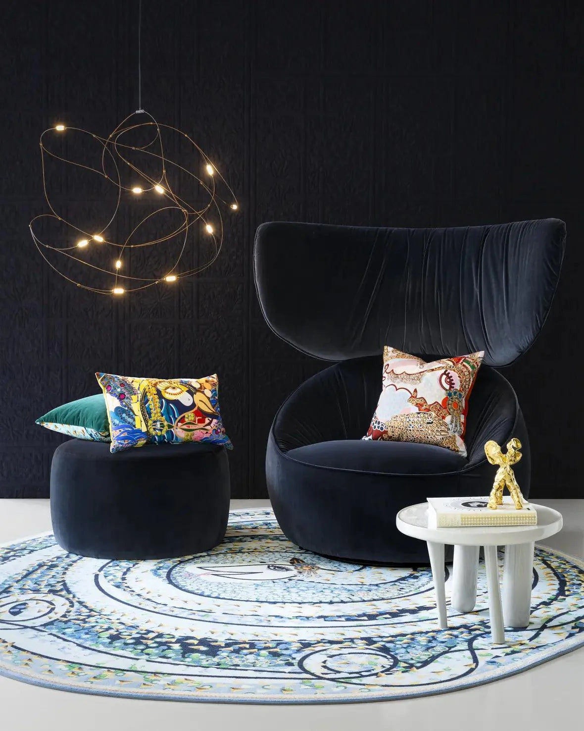 FLOCK OF LIGHT pendant lamp brown Moooi Eye on Design