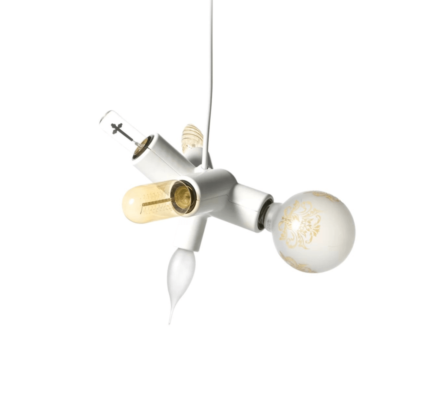 CLUSTER pendant lamp fixture white Moooi Eye on Design