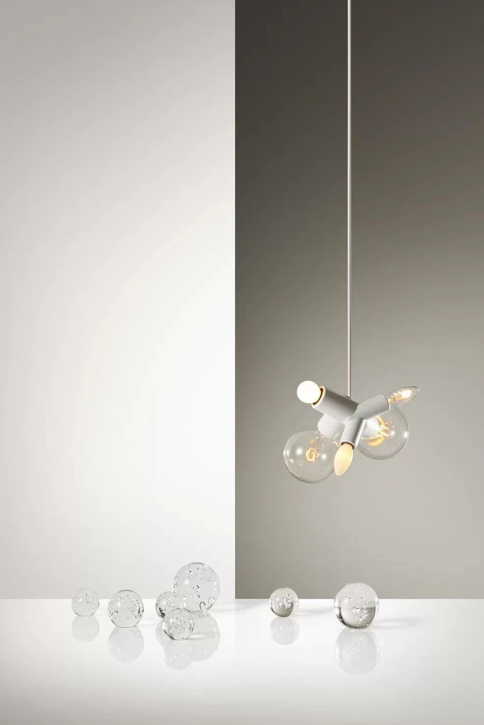 CLUSTER pendant lamp fixture white Moooi Eye on Design