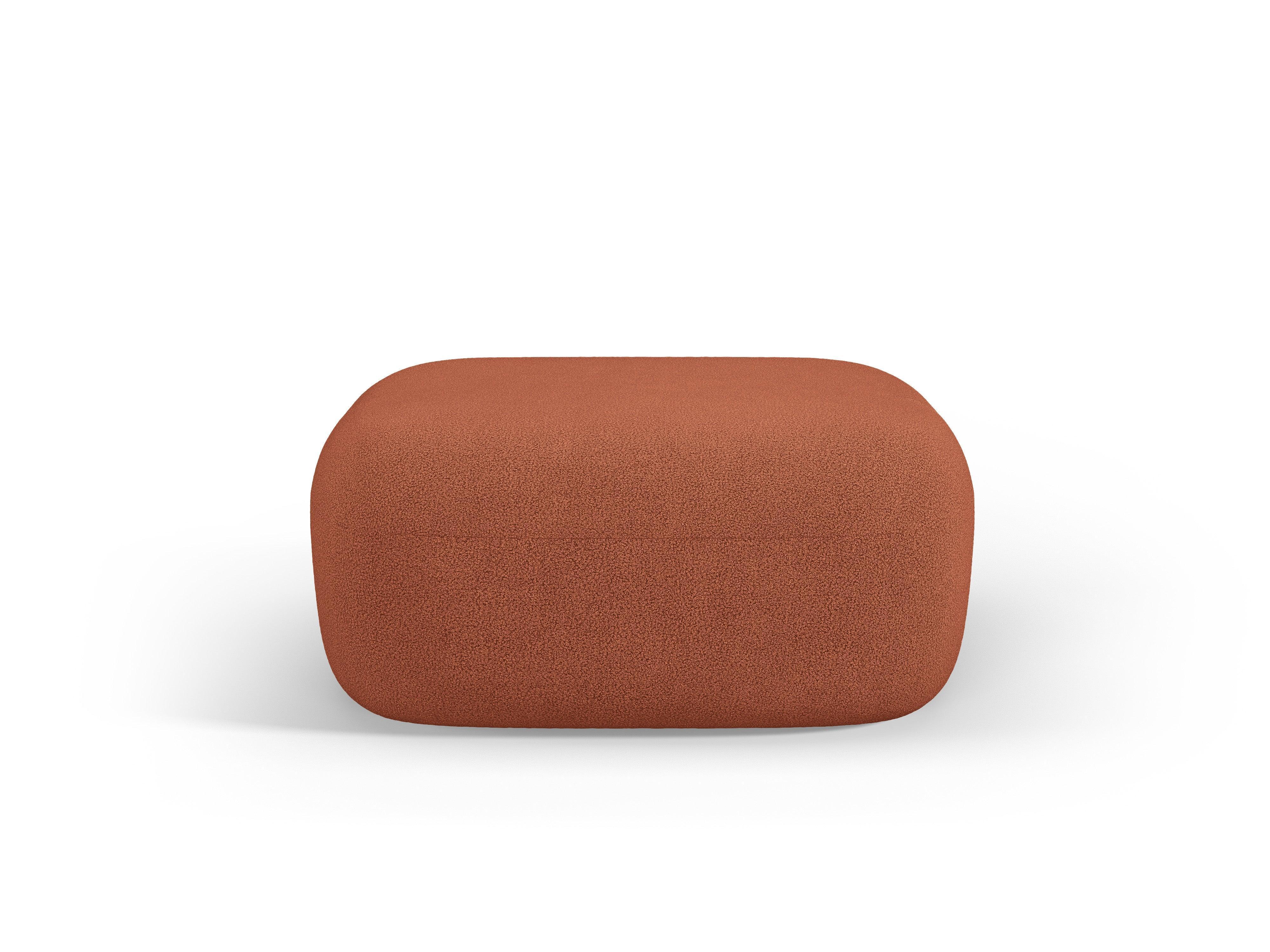 ALDRIN brick boucle pouf Windsor & Co Eye on Design