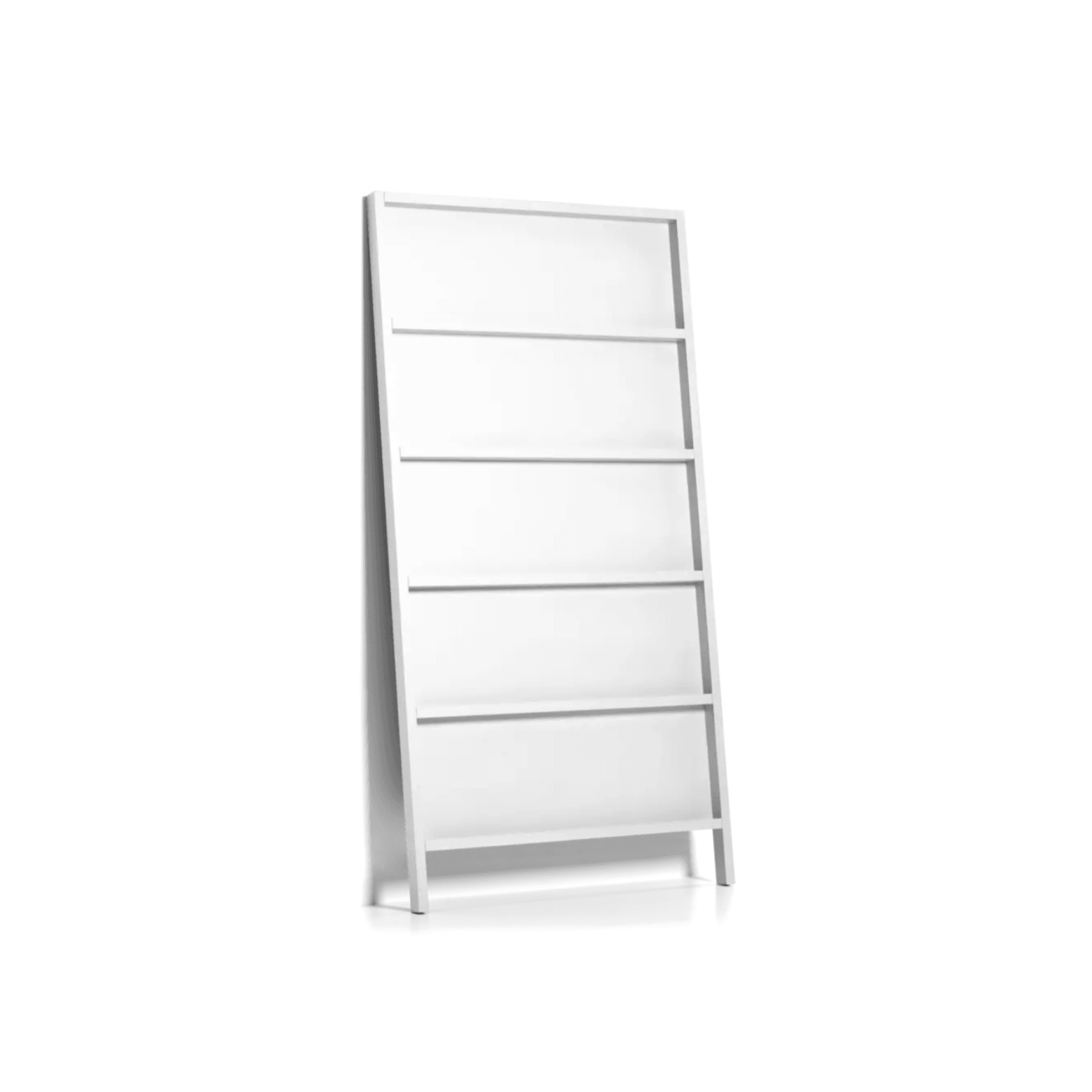 Bookcase OBLIQUE white Moooi 210 cm Eye on Design