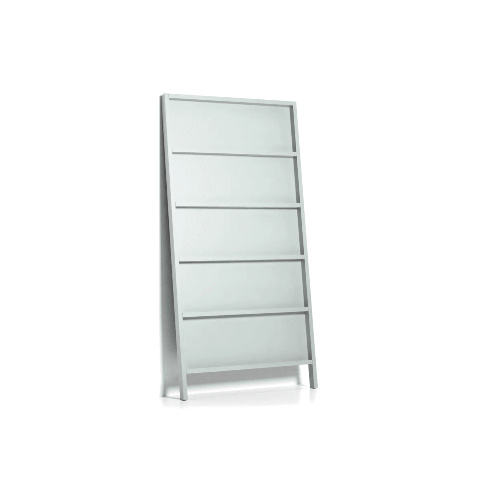 Bookcase OBLIQUE light gray Moooi 210 cm Eye on Design