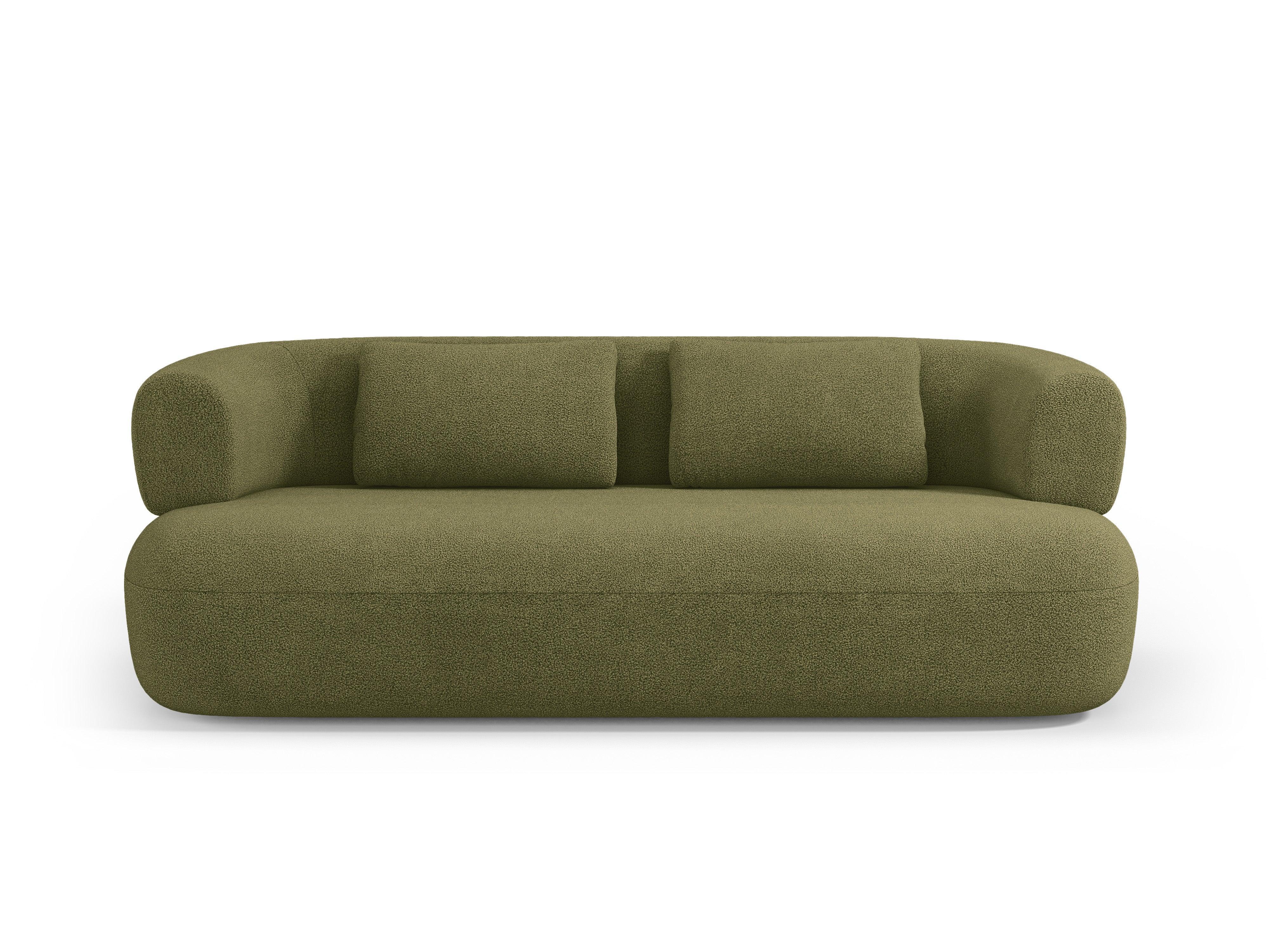 3 seater sofa ALDRIN green boucle Windsor & Co Eye on Design