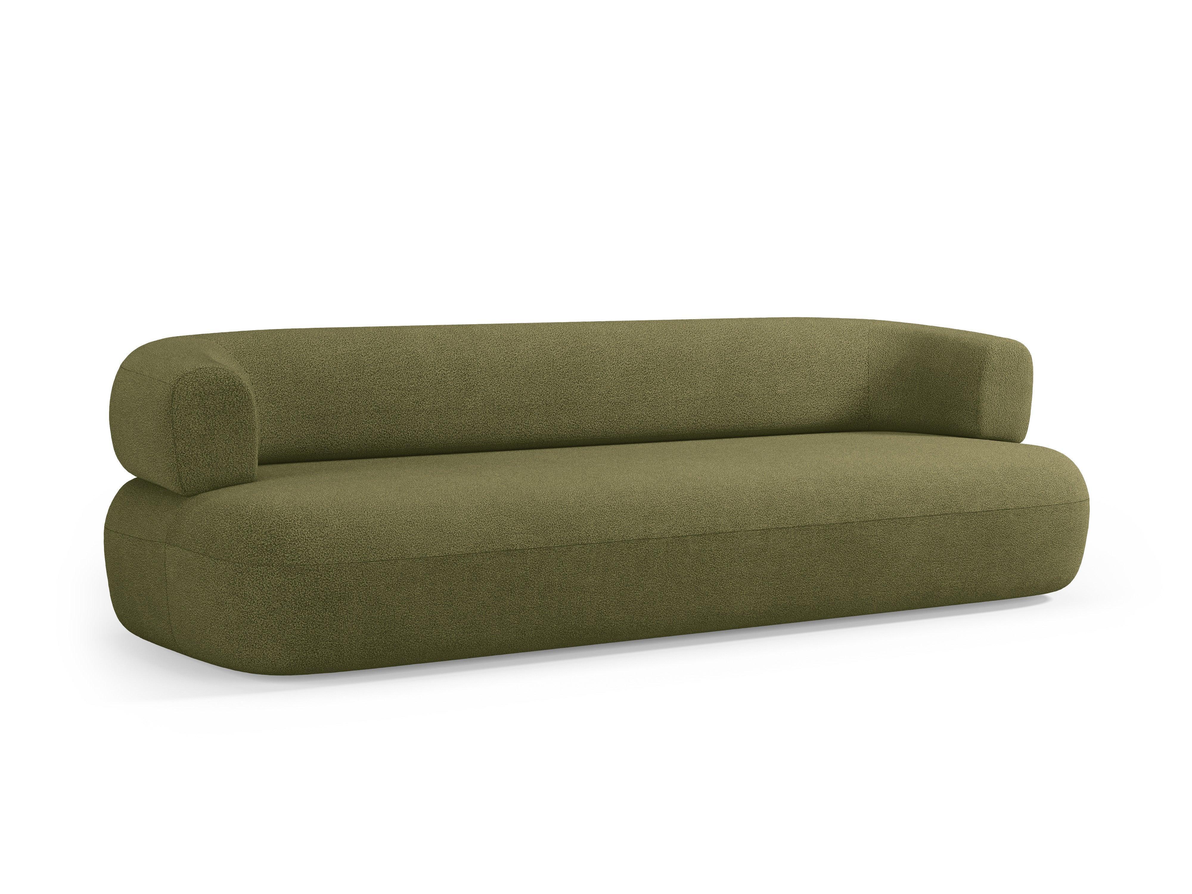 4 seater sofa ALDRIN green boucle Windsor & Co Eye on Design