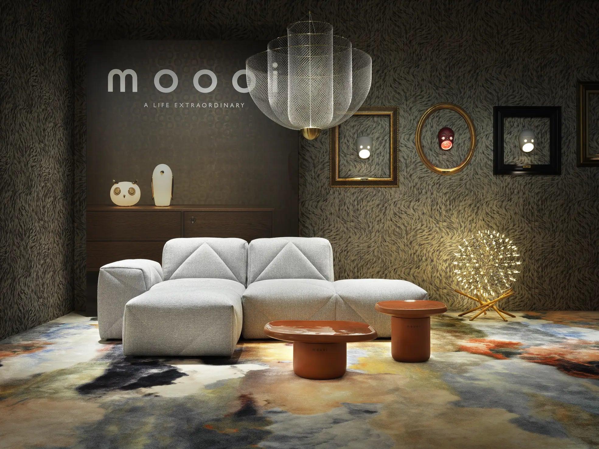 Modular sofa BFF upholstered Moooi Eye on Design